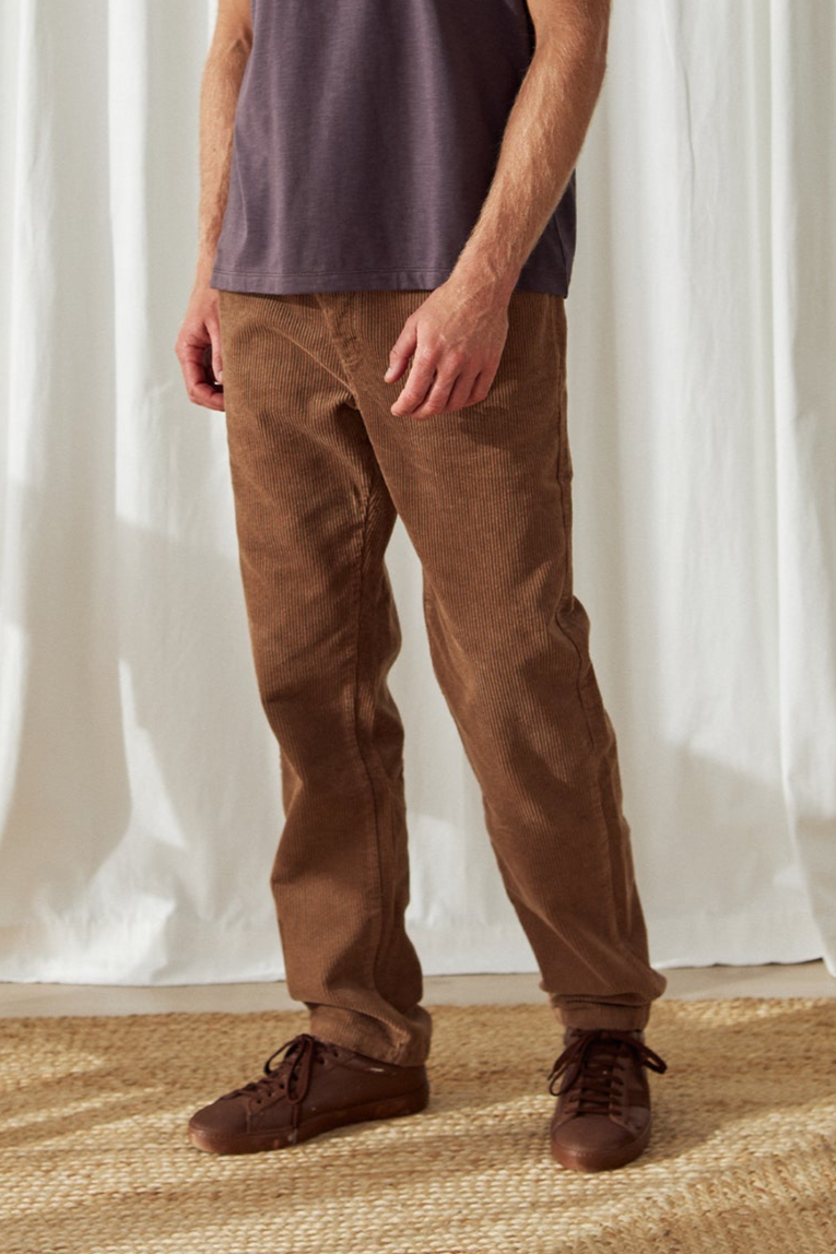 TWOTHIRDS Herren vegan Hose Middle Malt Ball Brown