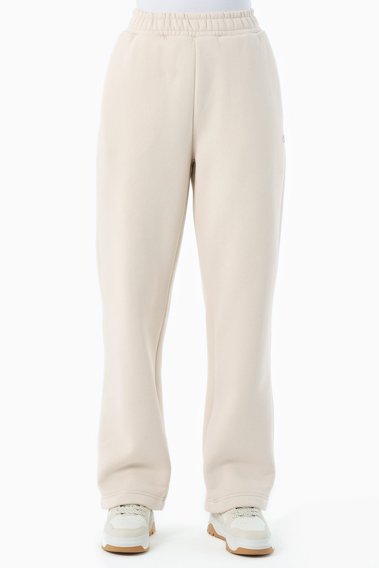Image of ORGANICATION mannen vegan Joggingbroek Pollen Off White