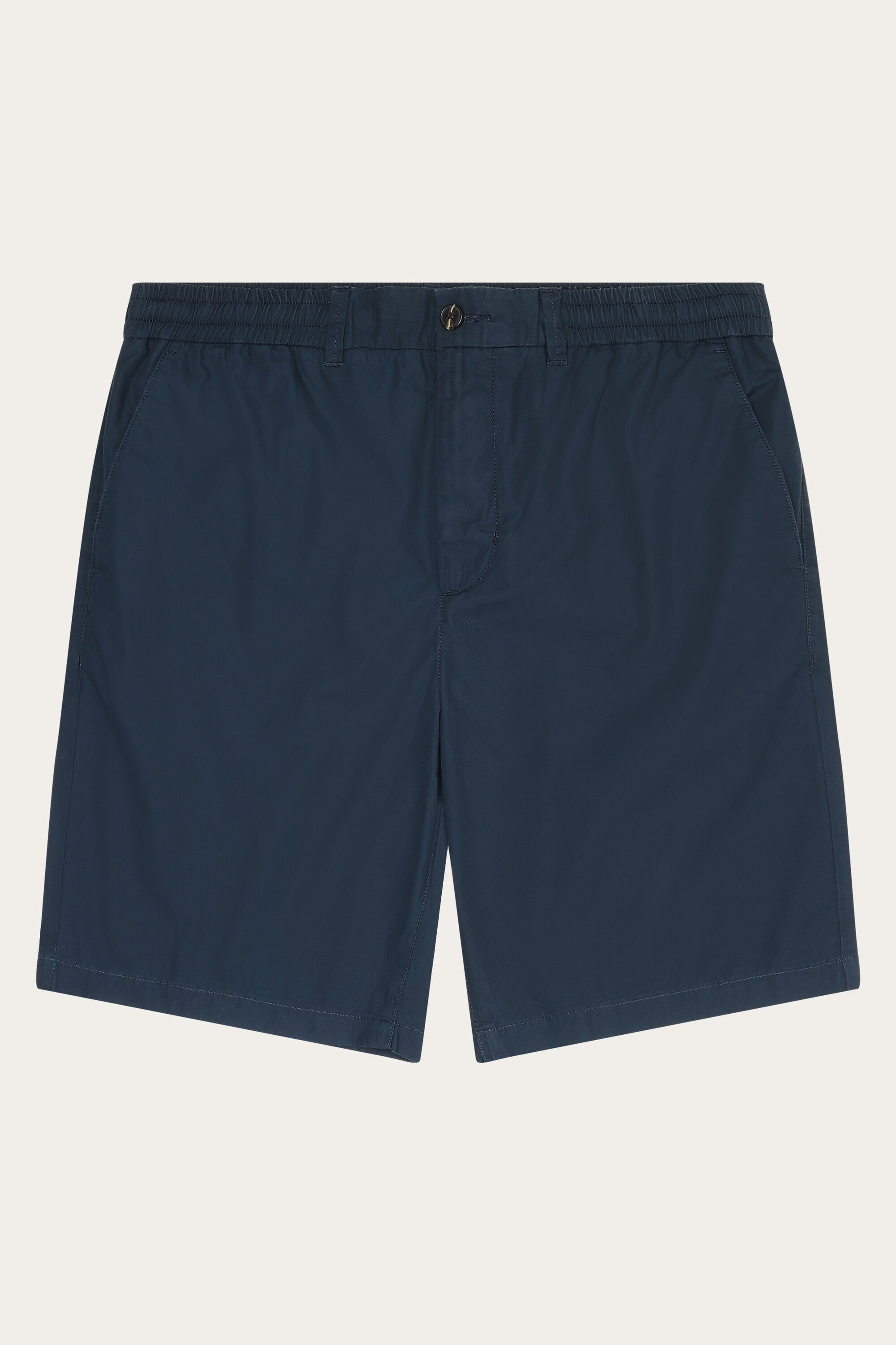 KnowledgeCotton Apparel Herren vegan Shorts Fig Lose Popeline Total Eclipse