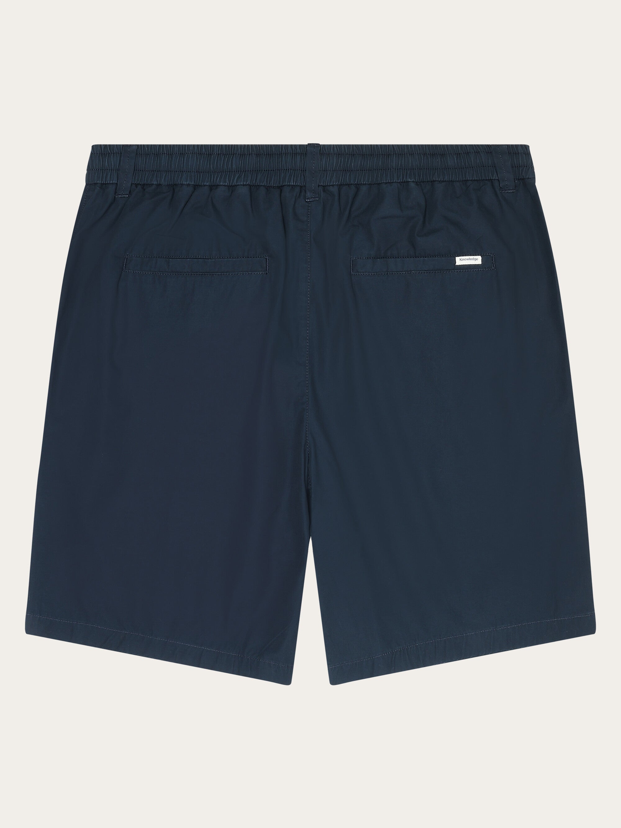 KnowledgeCotton Apparel men vegan Shorts Fig Loose Poplin Total Eclipse