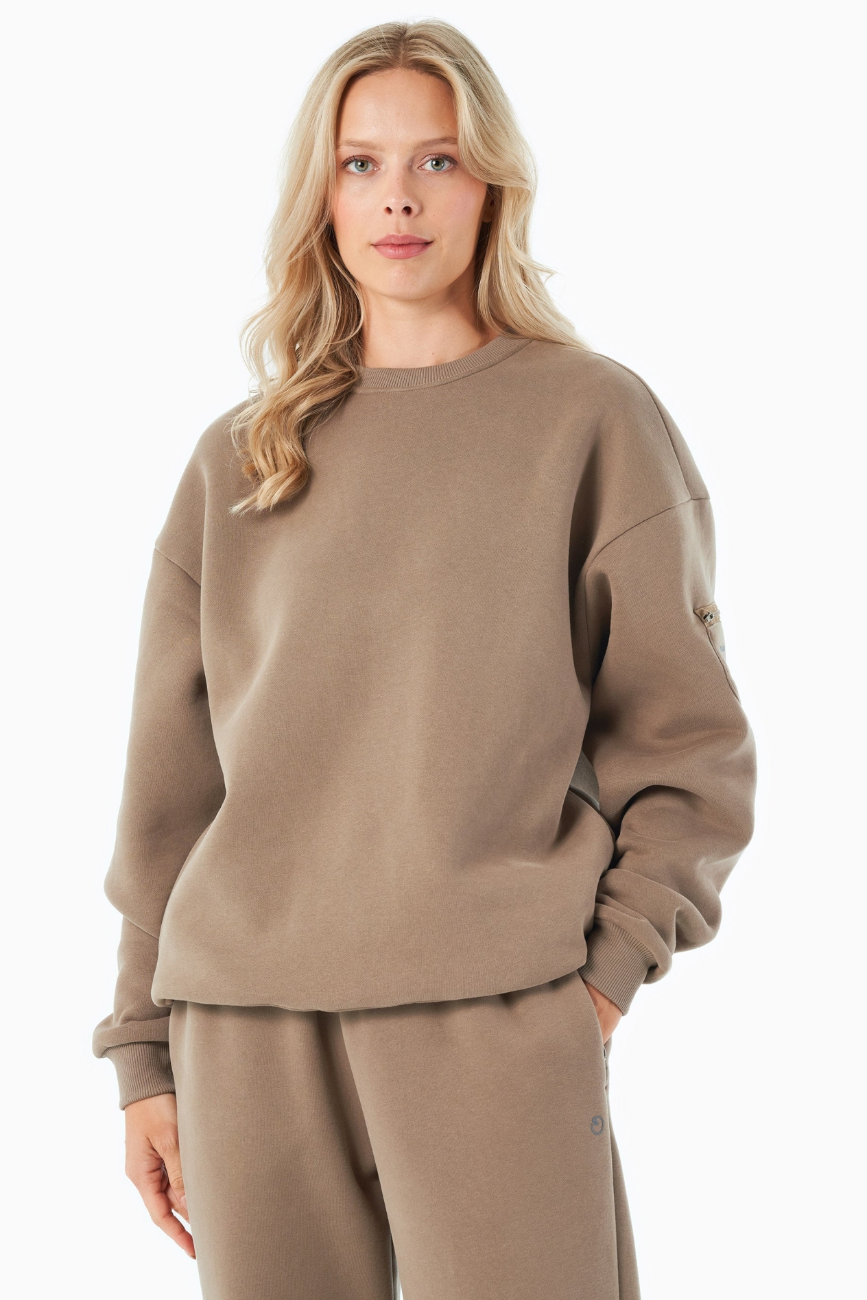 ORGANICATION Herren vegan Sweatshirt Saylorr Gravel