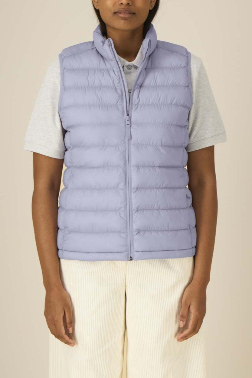 UNIPOLAR Damen vegan Steppweste Klettern Lavendel