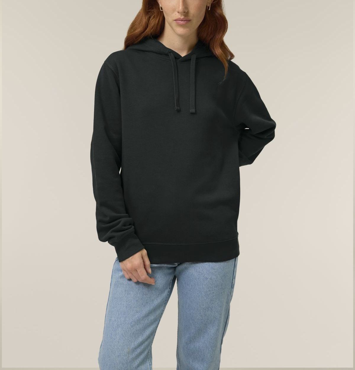 UNIPOLAR men vegan Hoodie Sound Black
