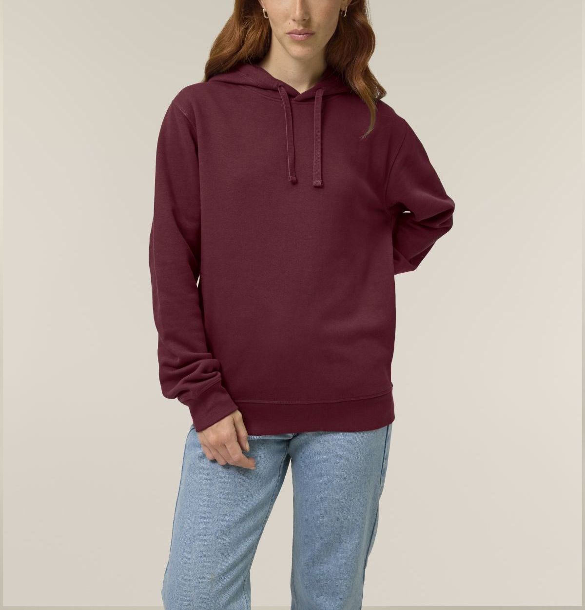 110549 - Herren vegan Hoodie Sound Burgundy 110549 - Herren vegan Hoodie Sound Burgundy