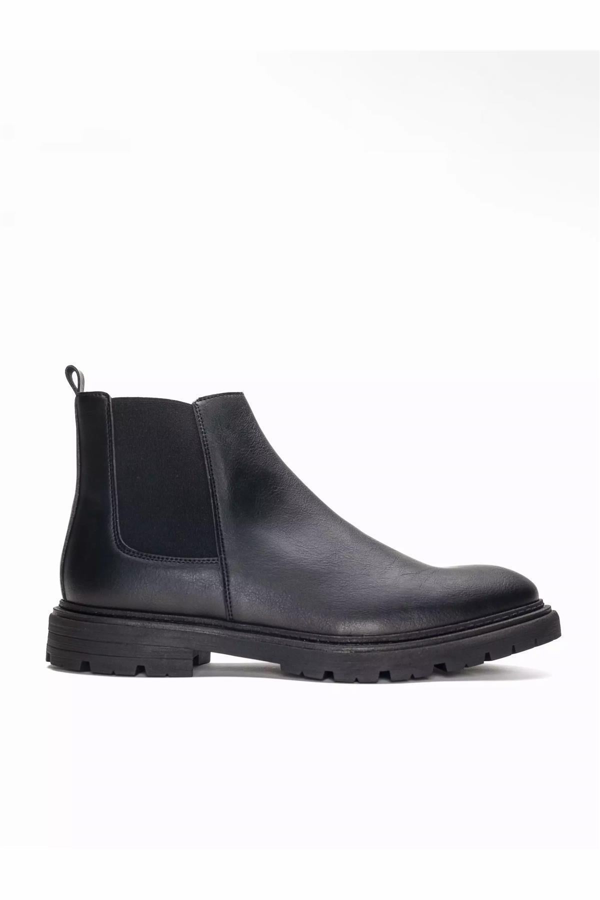 NAE Herren vegan Chelsea Boots Lukas Schwarz