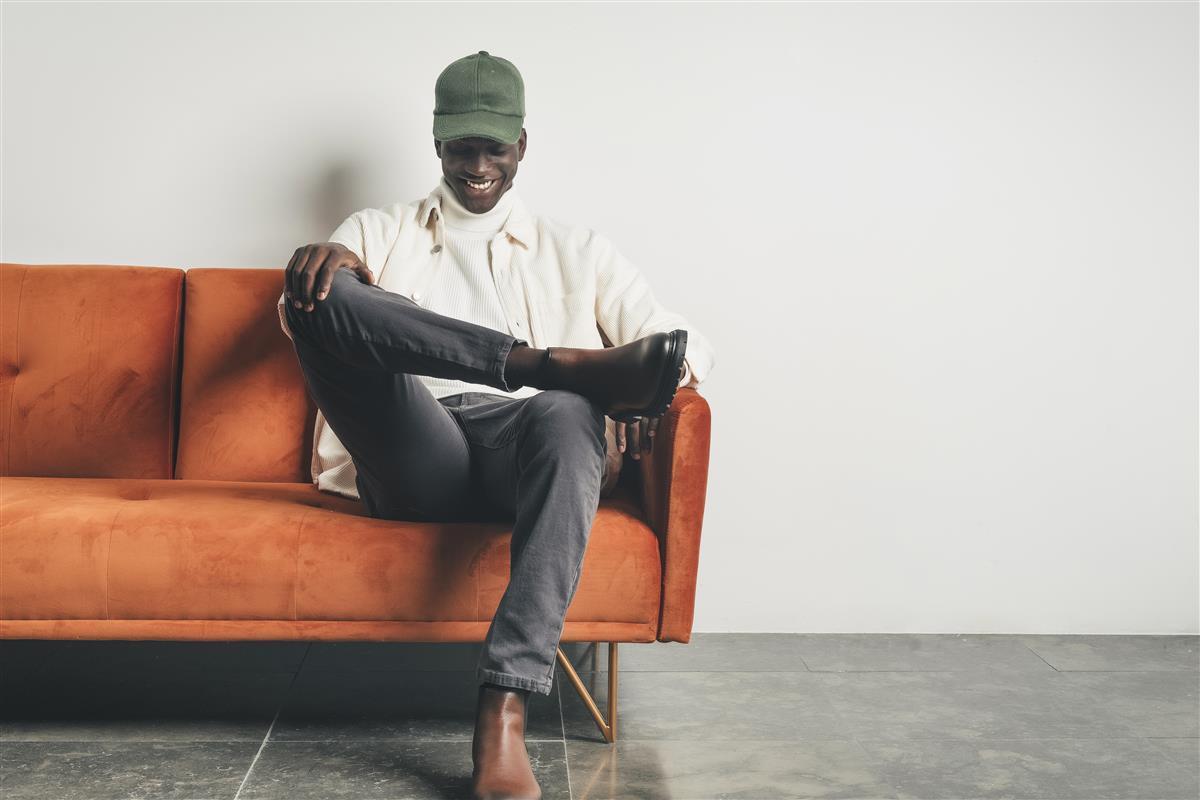 NAE men vegan Chelsea Boots Lukas Brown