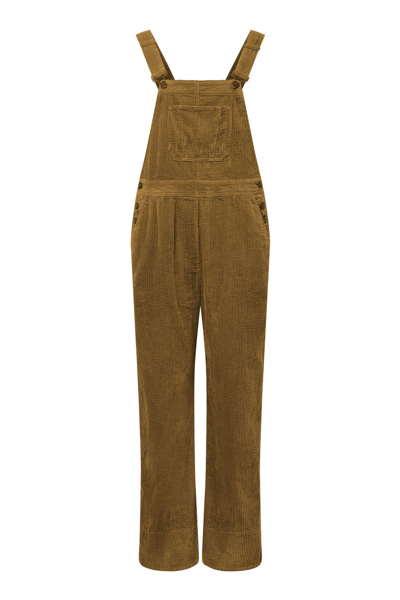 KOMODO Damen vegan Latzhose Leni Olive