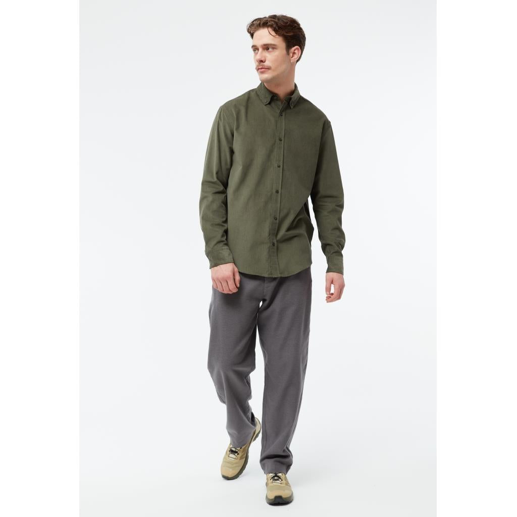 Givn men vegan Shirt Fabio Dark Khaki
