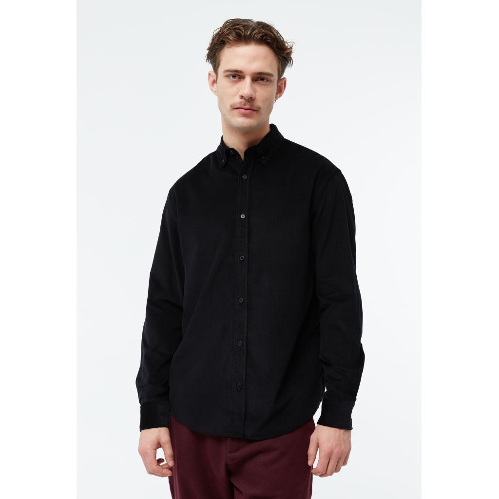 Givn Herren vegan Hemd Fabio Dark Khaki