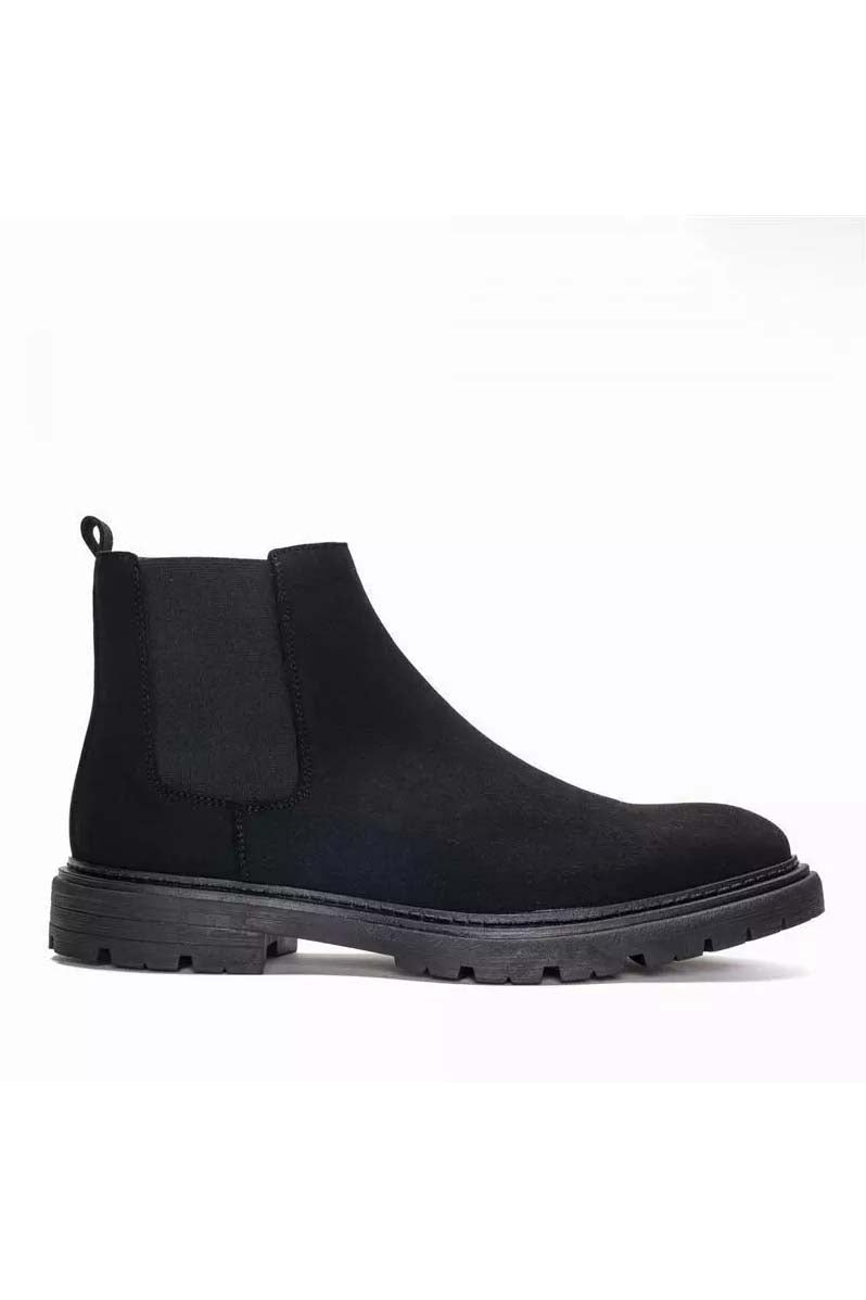 NAE Herren vegan Chelsea Boots Faber Schwarz