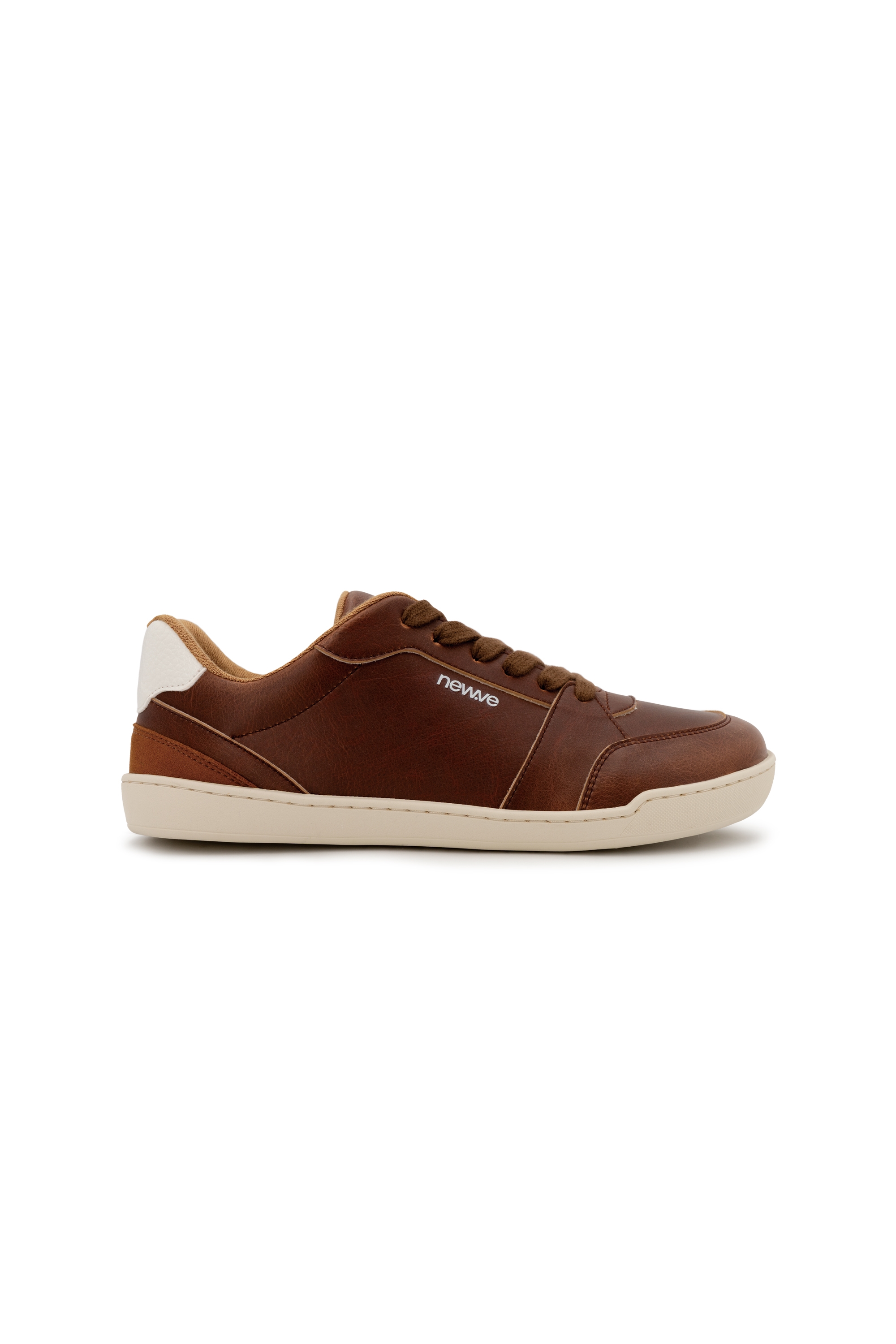 New.ve Herren vegan Sneaker Genesis Holz Braun