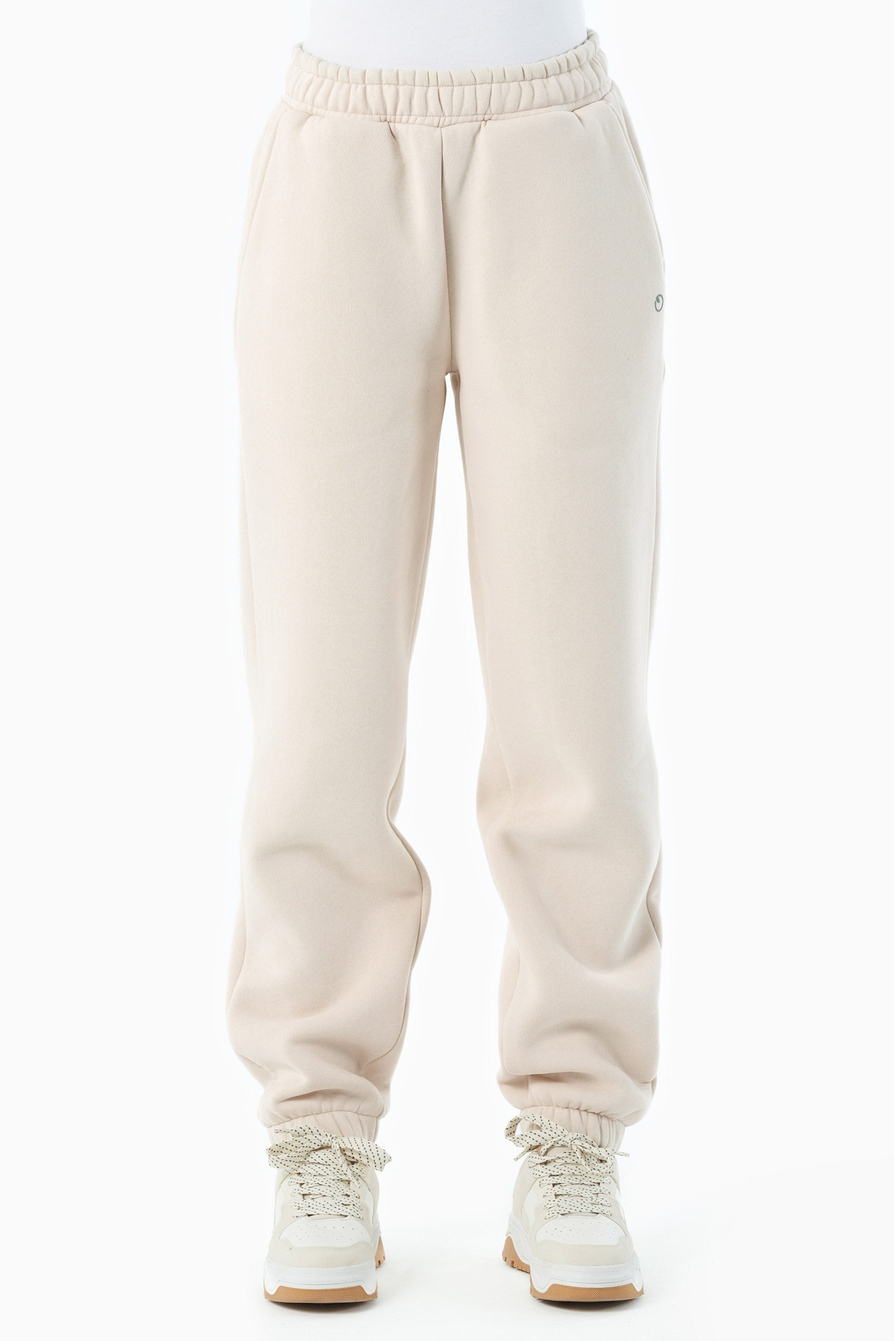 Image of ORGANICATION mannen vegan Joggingbroek Parkerr Off White