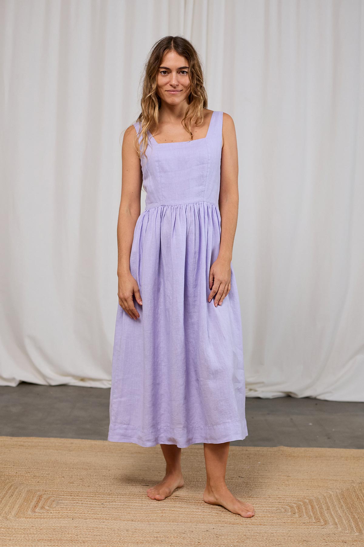 TWOTHIRDS Damen vegan Kleid Sao Miguel Hellviolett