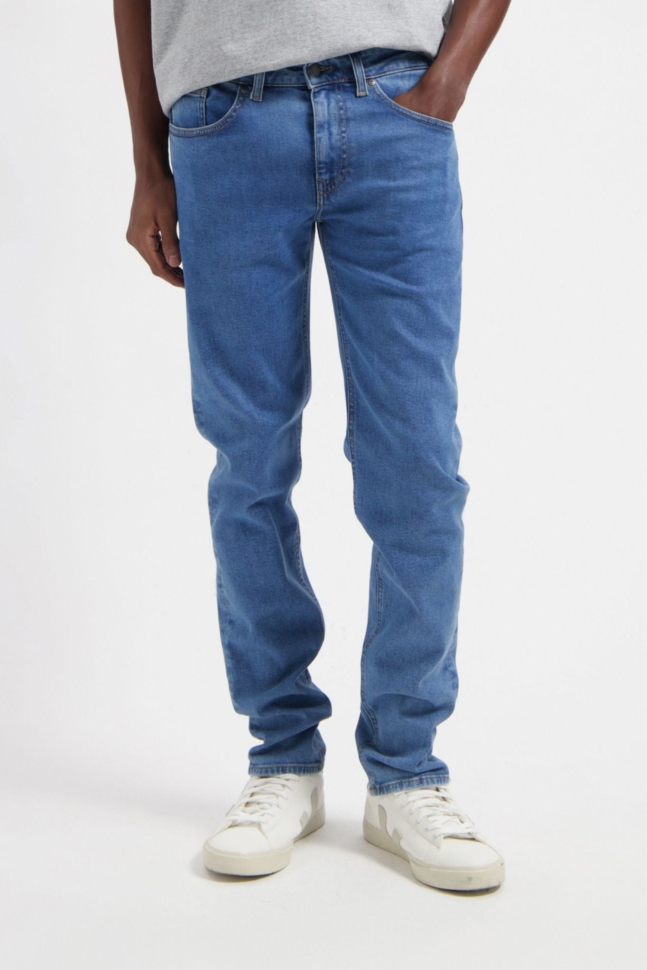 MUD Jeans Herren vegan Jeans Low Tapered Dunn Stone Vintage