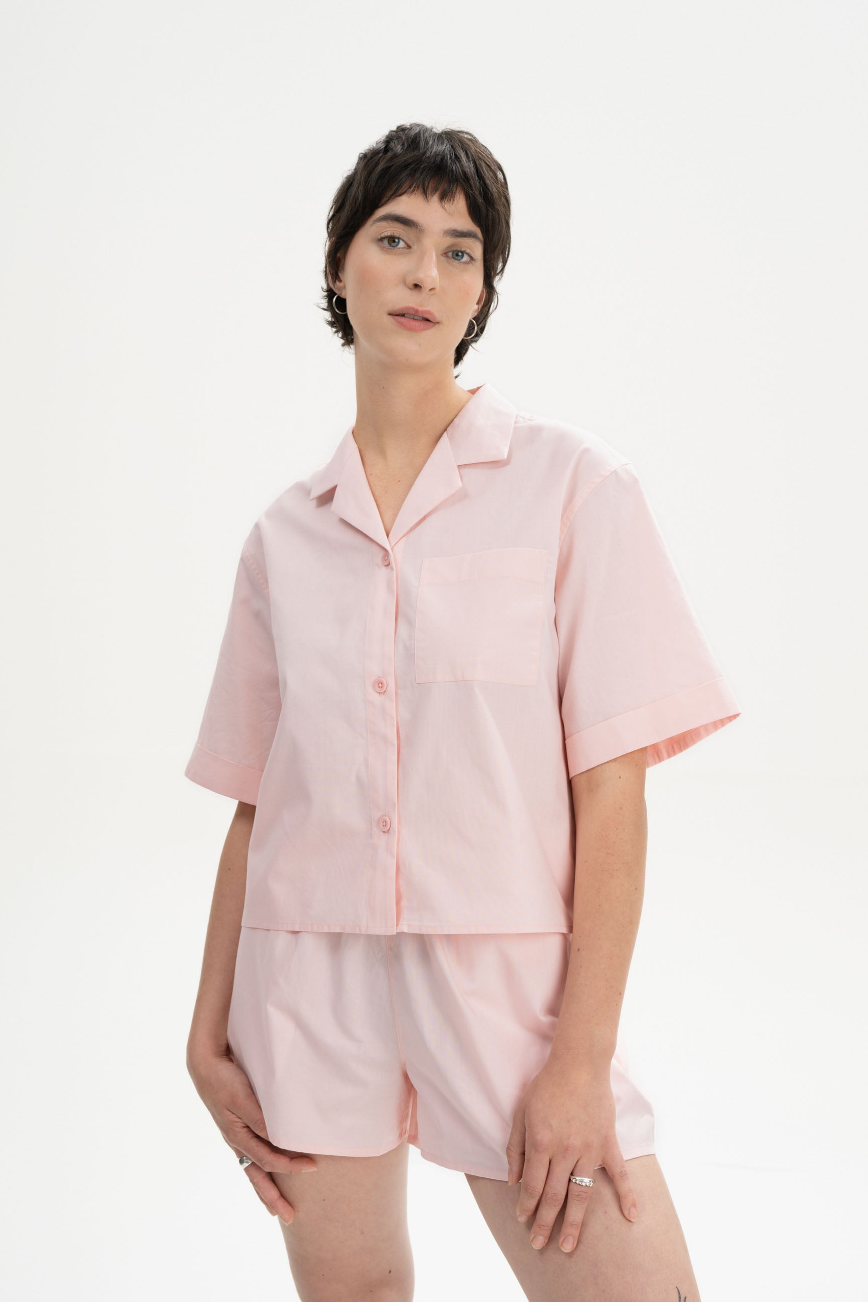 Image of MELA dames vegan Pyjamaset In Bessenroze