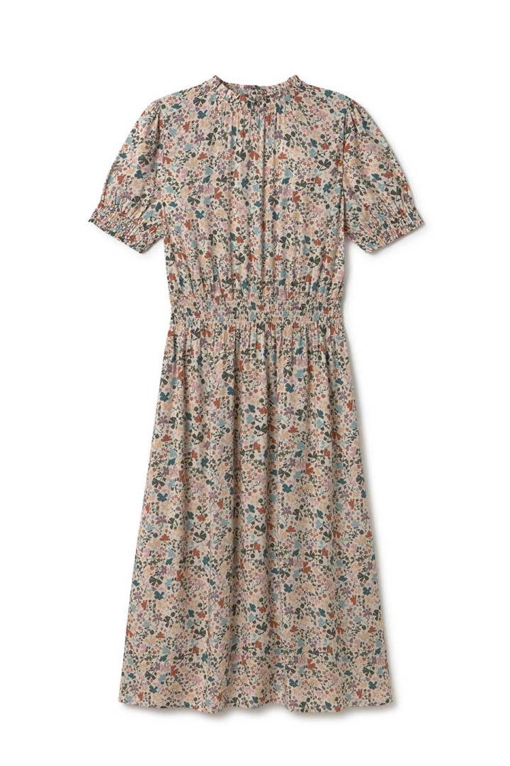 110822 - Damen vegan Kleid Grassholm Medium Flower Multicolour