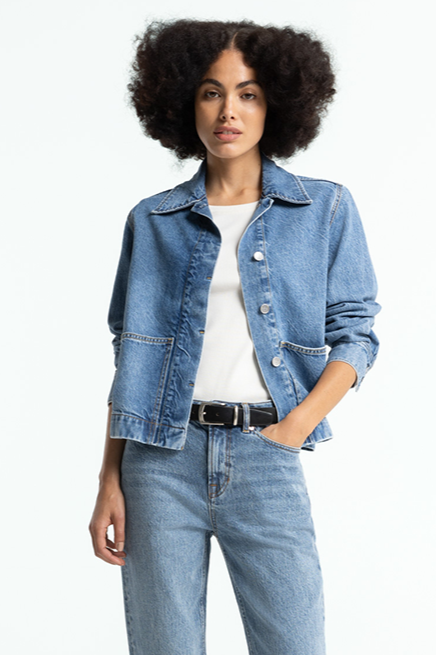 Image of Kings of Indigo dames vegan Jas Ota Cindy Mid Washed Blue