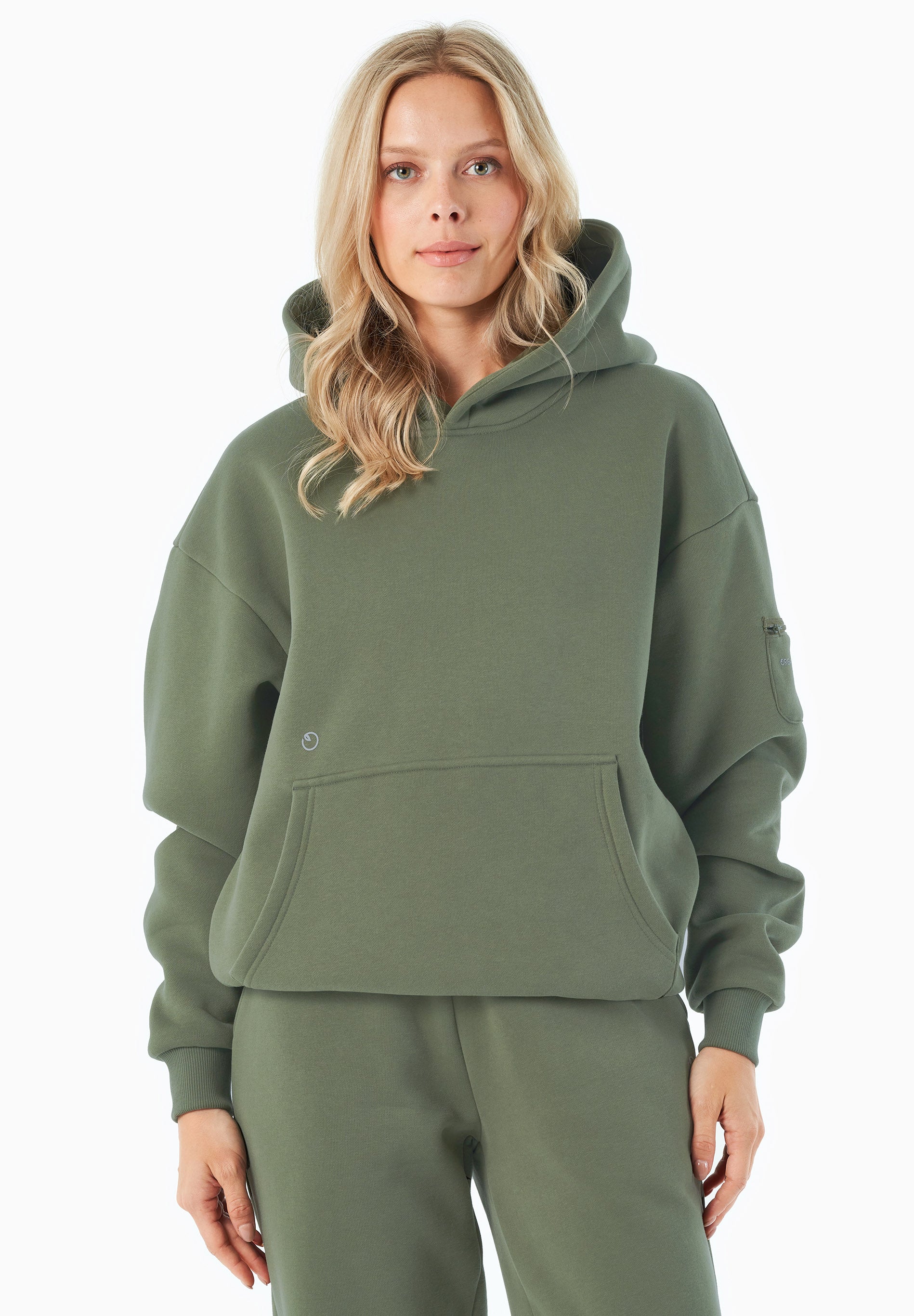 ORGANICATION men vegan Hoodie Harvinn Olive