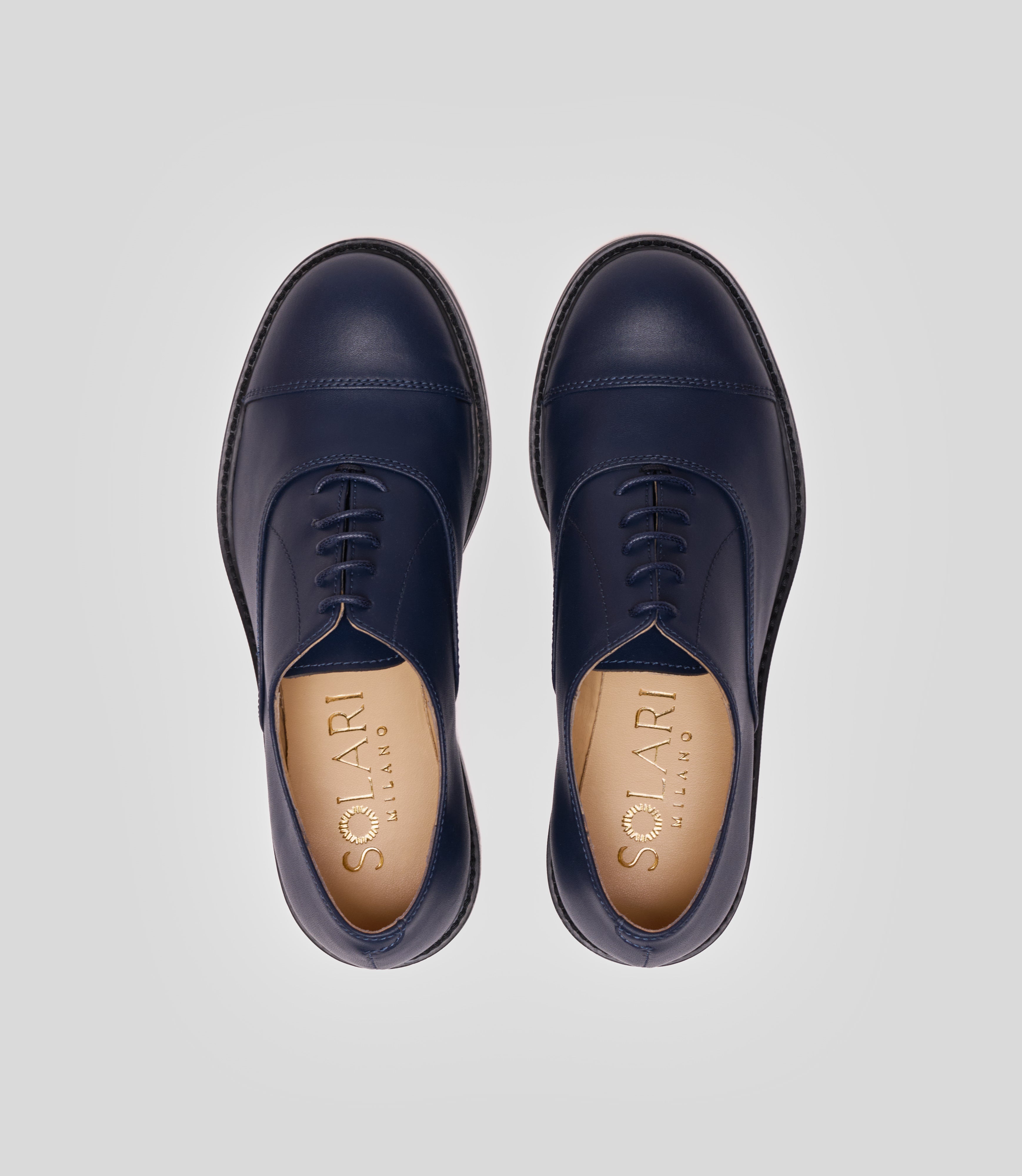 Solari Milano Oxford Schoenen In Marineblauw