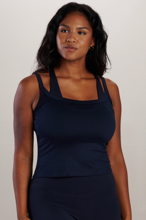 SEAAV Damen vegan Tank Top Dune Mitternachtsblau