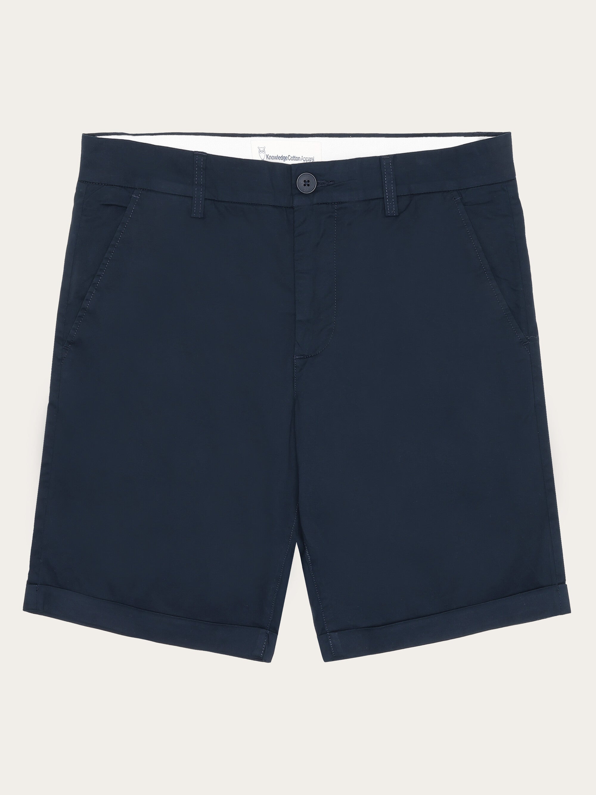 KnowledgeCotton Apparel men vegan Shorts Chino Chuck Regular Total Eclipse