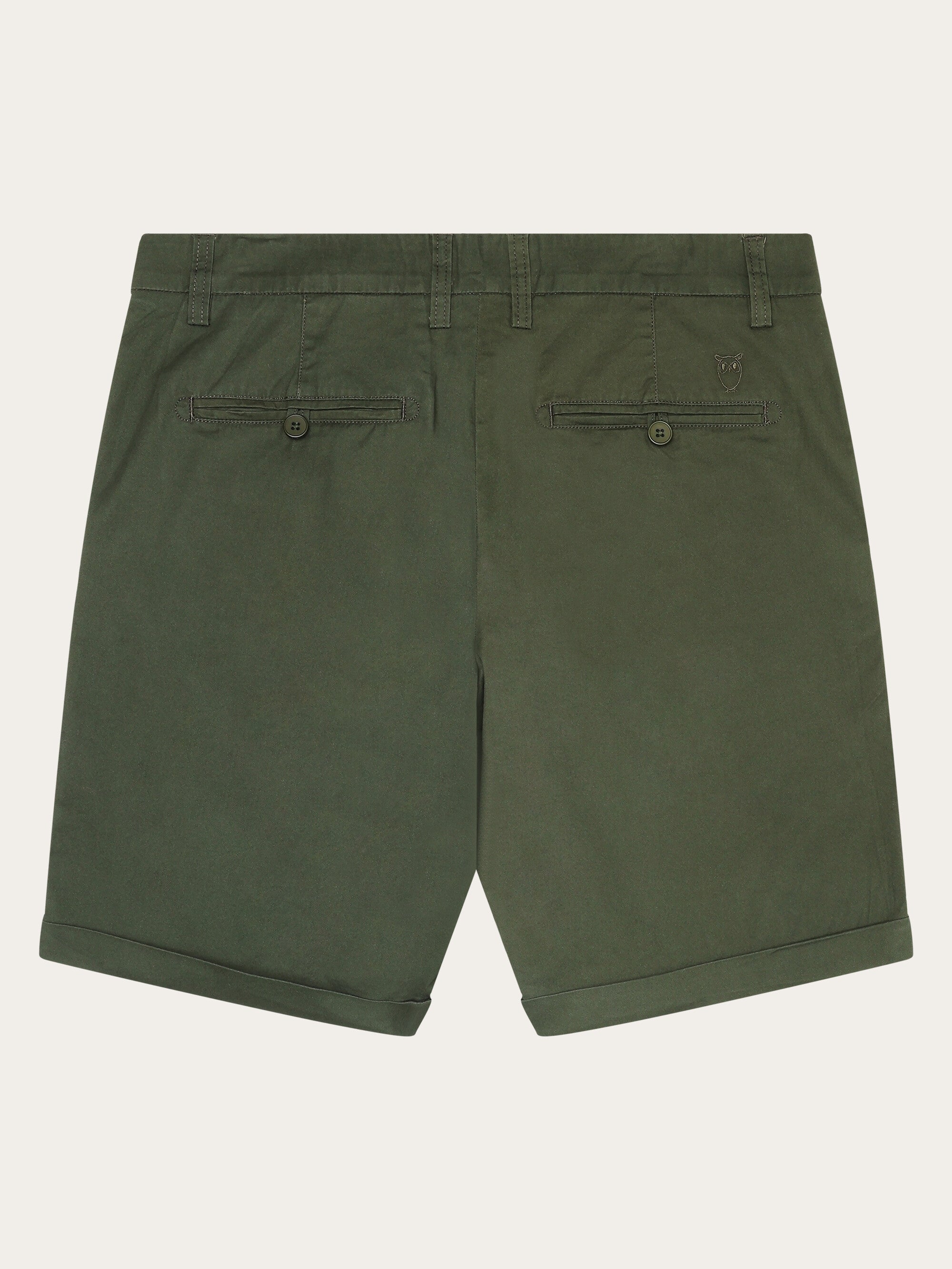 KnowledgeCotton Apparel men vegan Shorts Chino Chuck Regular Forrest Night