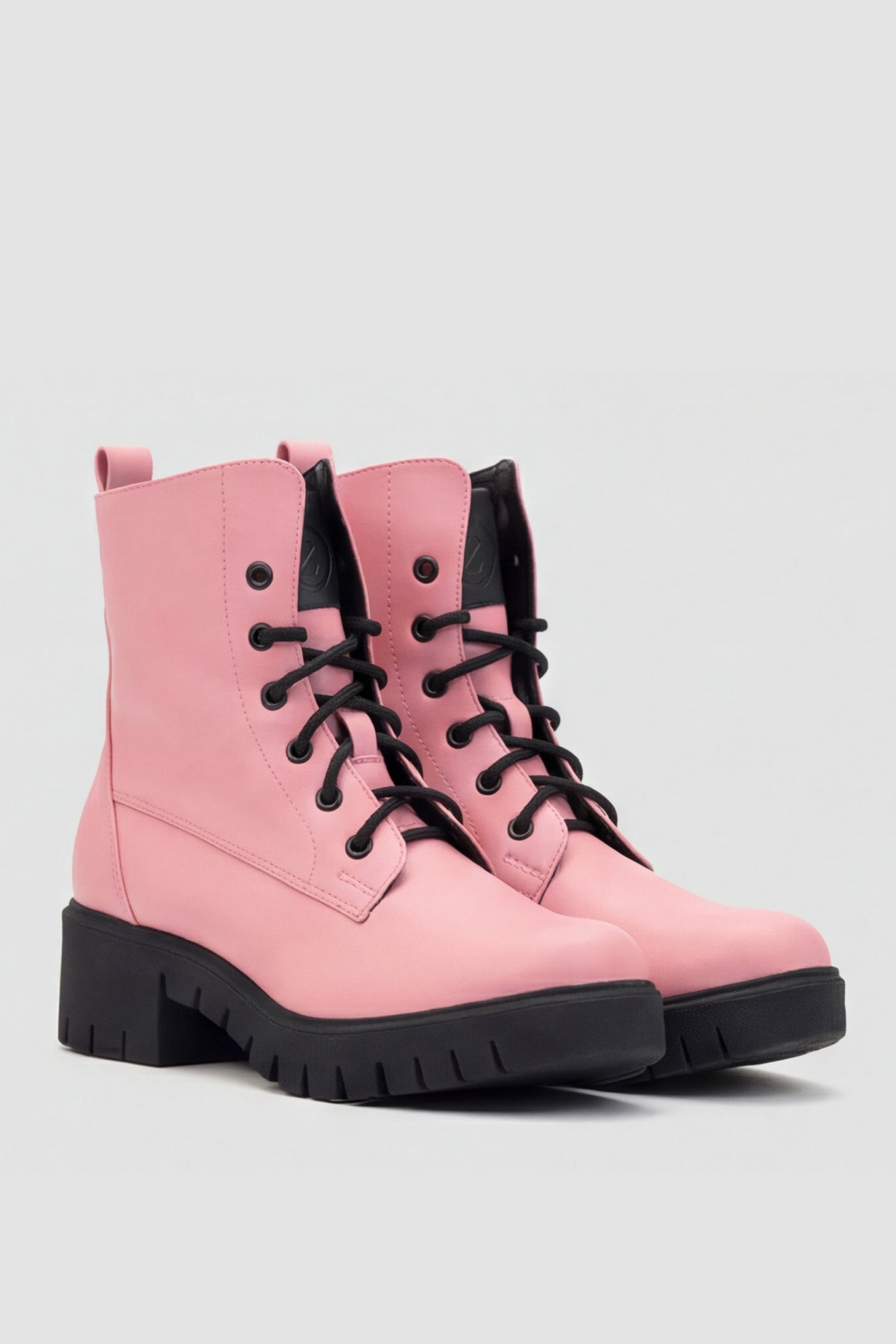 Image of BOHEMA dames vegan Werkerslaarzen Nr. 3 Roze