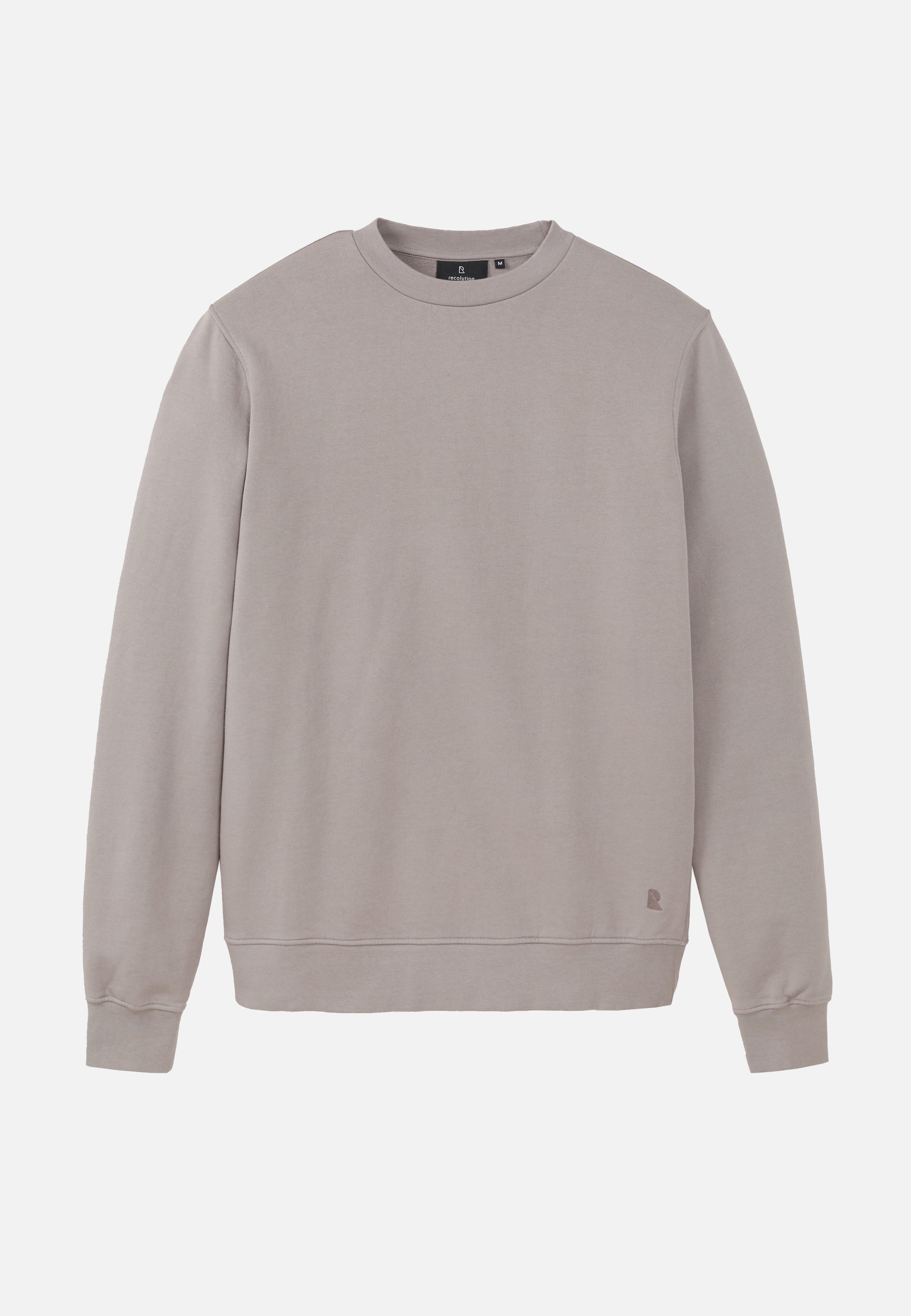 Recolution men vegan Sweatshirt Tamarillo Greige