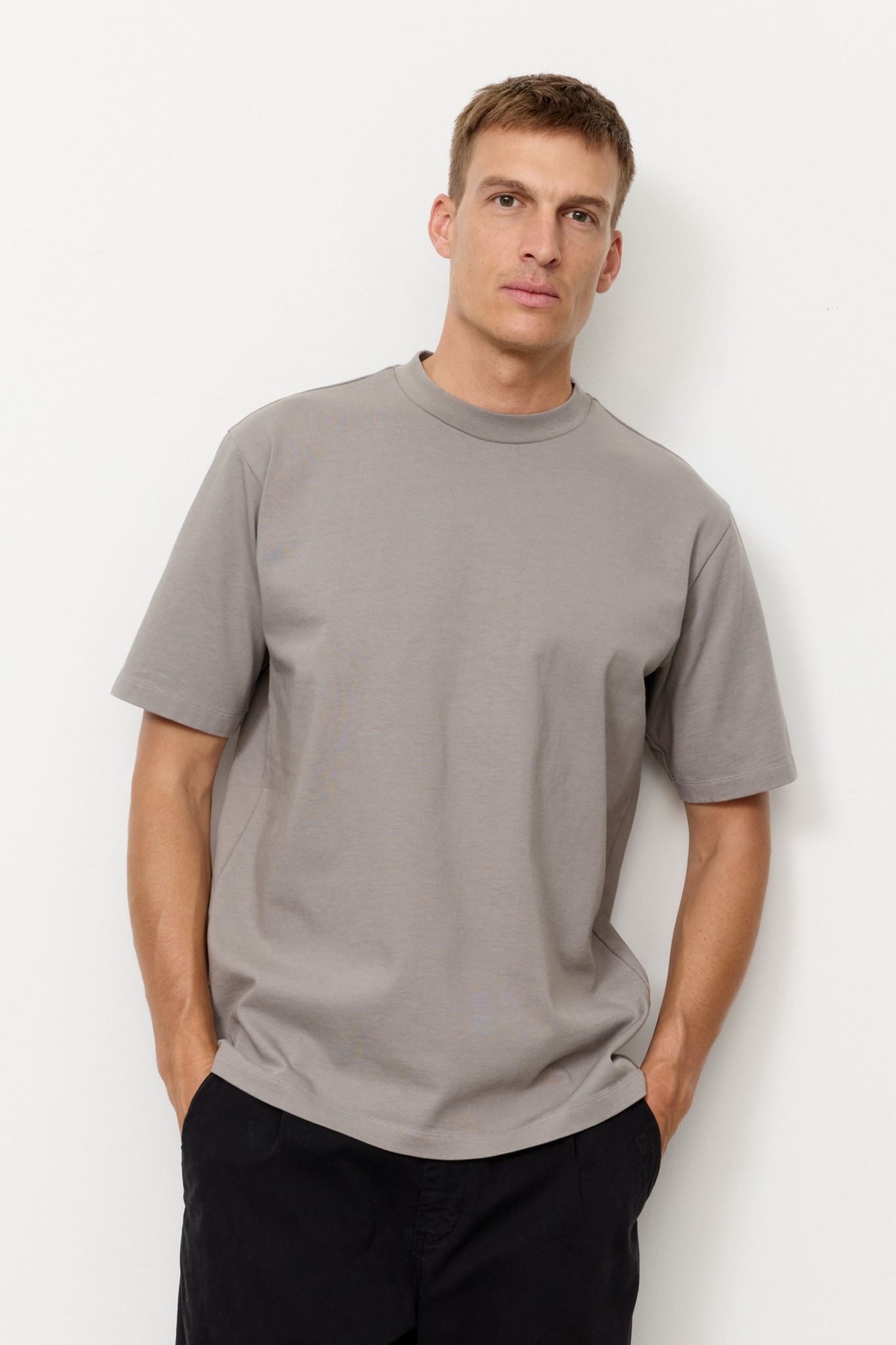 Image of Recolution mannen vegan T-Shirt Elder Greige