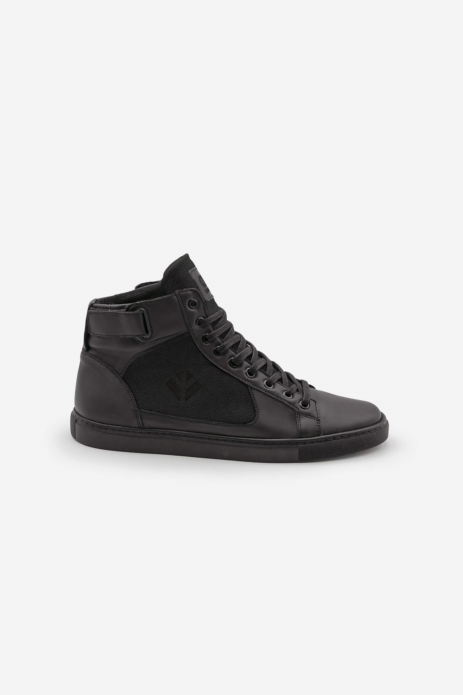 Image of COG mannen vegan Sneakers Wallace Zwart Met Rits