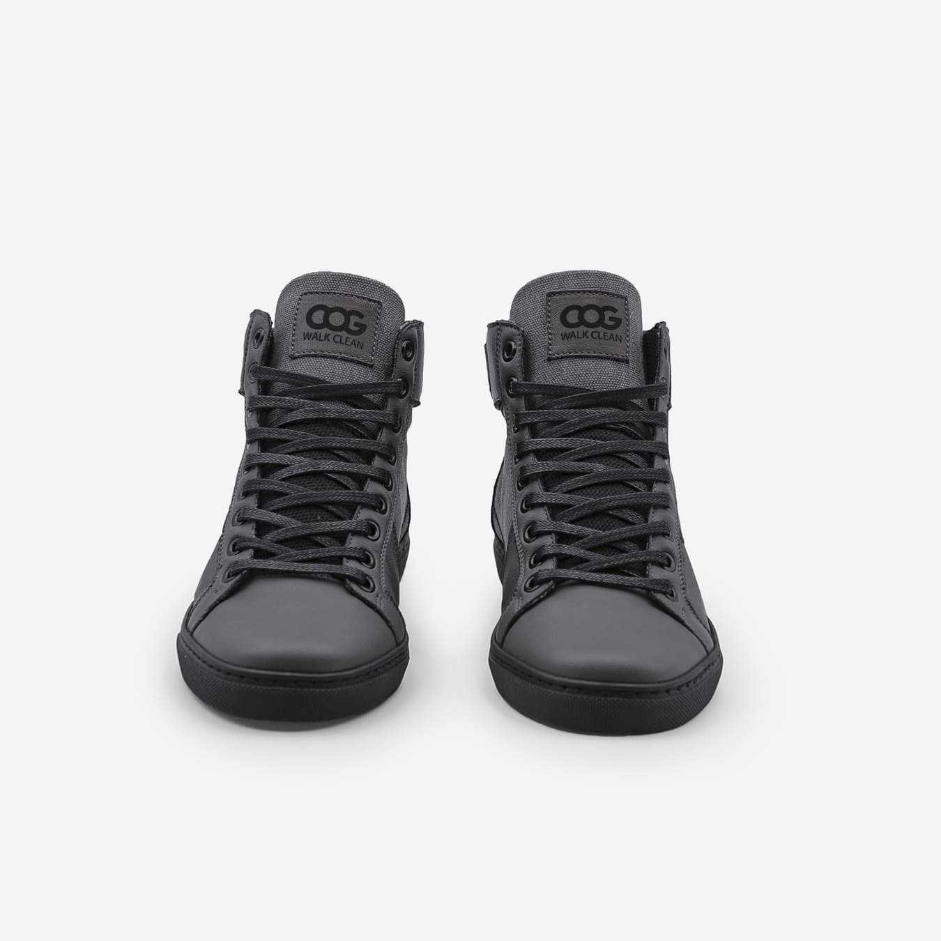 COG men vegan Sneakers Wallace Gray Zipper