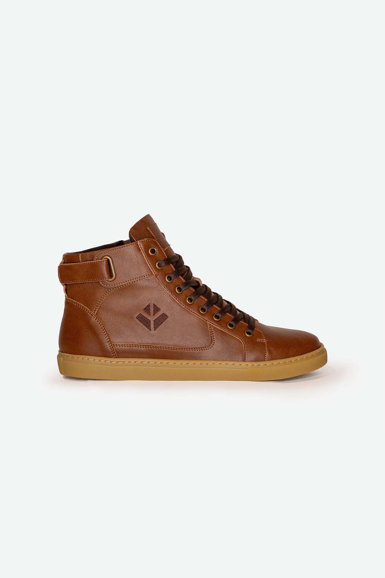 Image of COG mannen vegan Sneakers Wallace Brown Met Ritssluiting