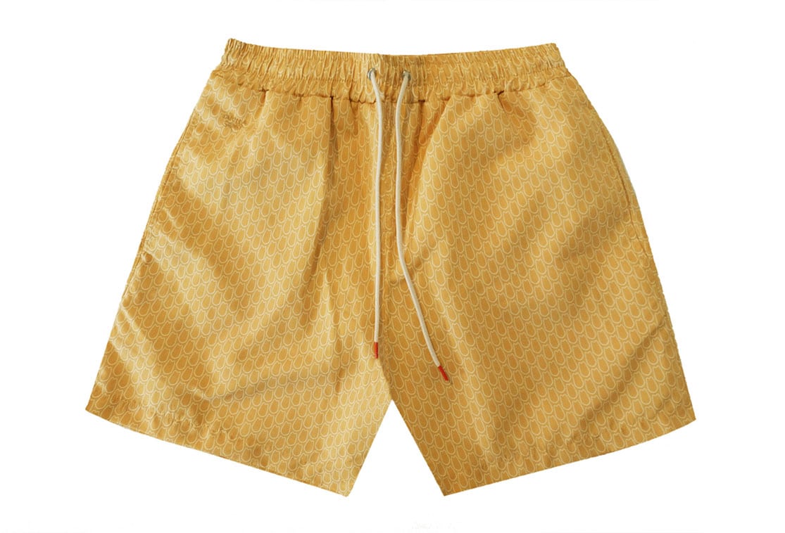 Vanilla Sand men vegan Swim Shorts Sand Summer Yellow