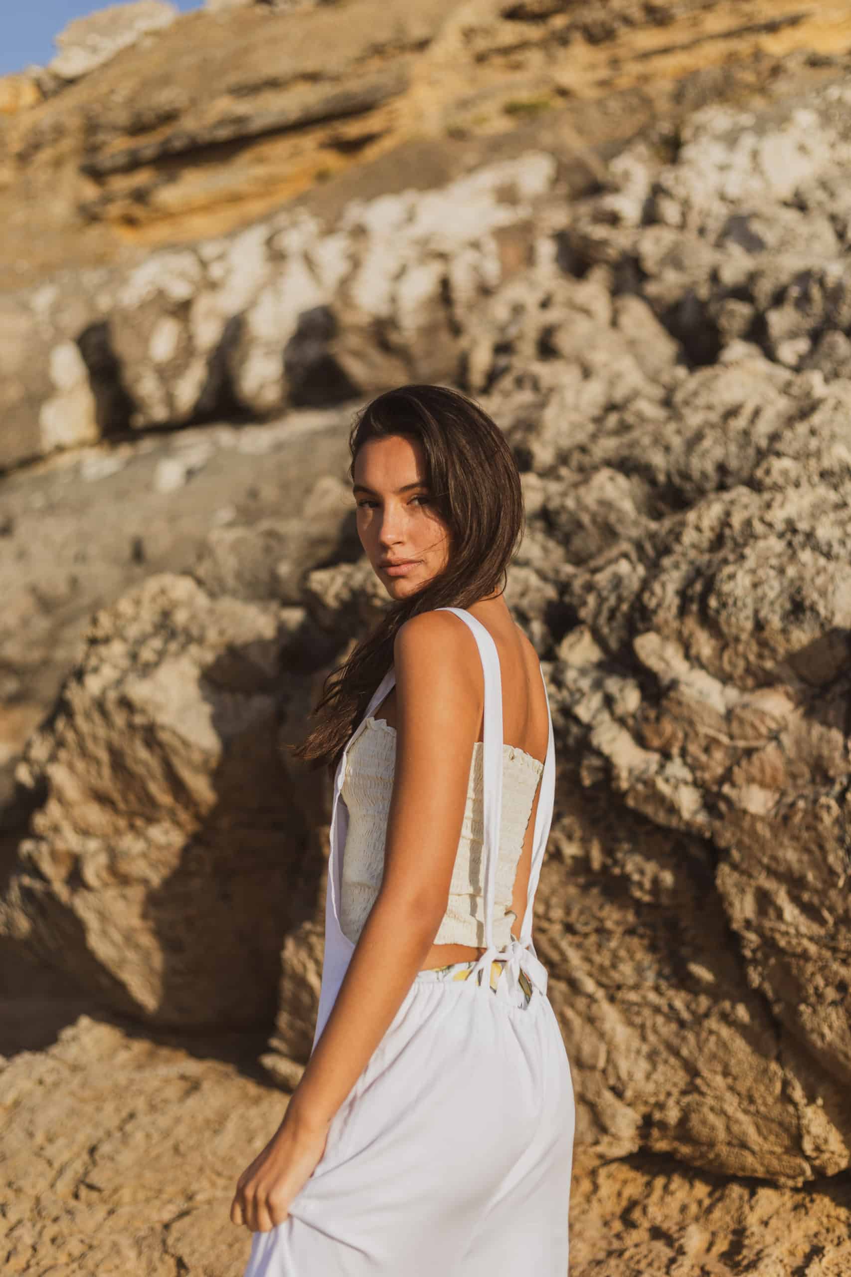 Vanilla Sand womens vegan Jumpsuit Citizens Of Humanity Oat Milk
