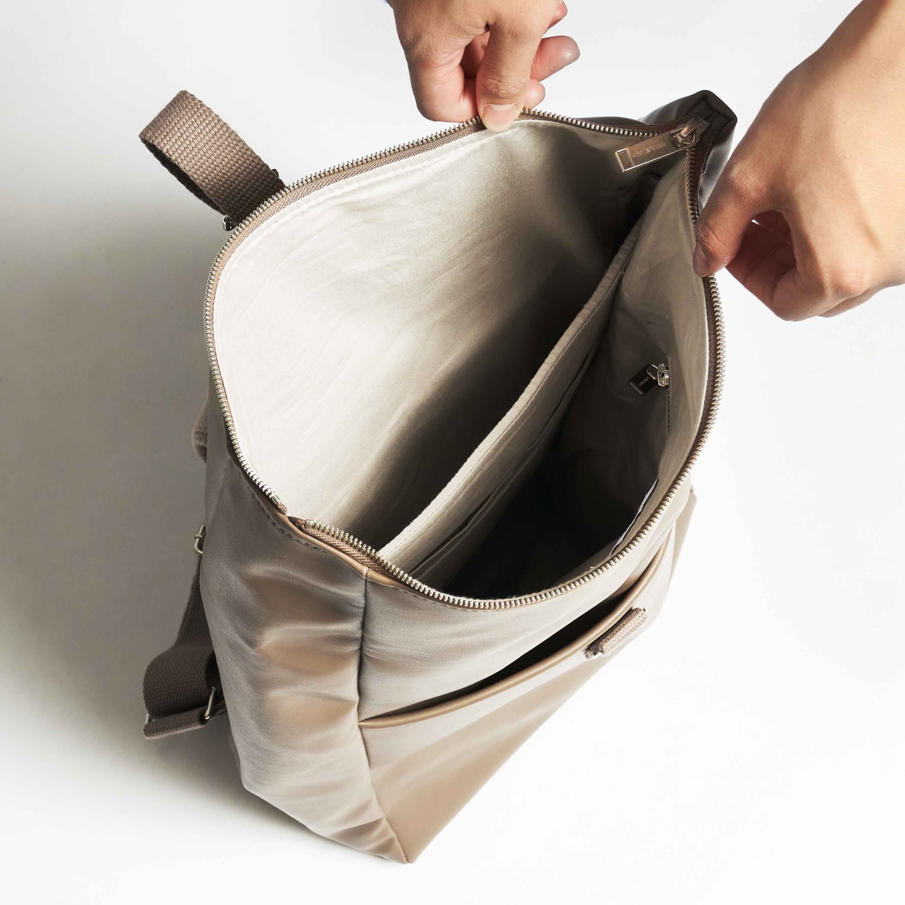 Souleway Rugzak Met Opvouwbaar Bovenwerk, Mokkabruin