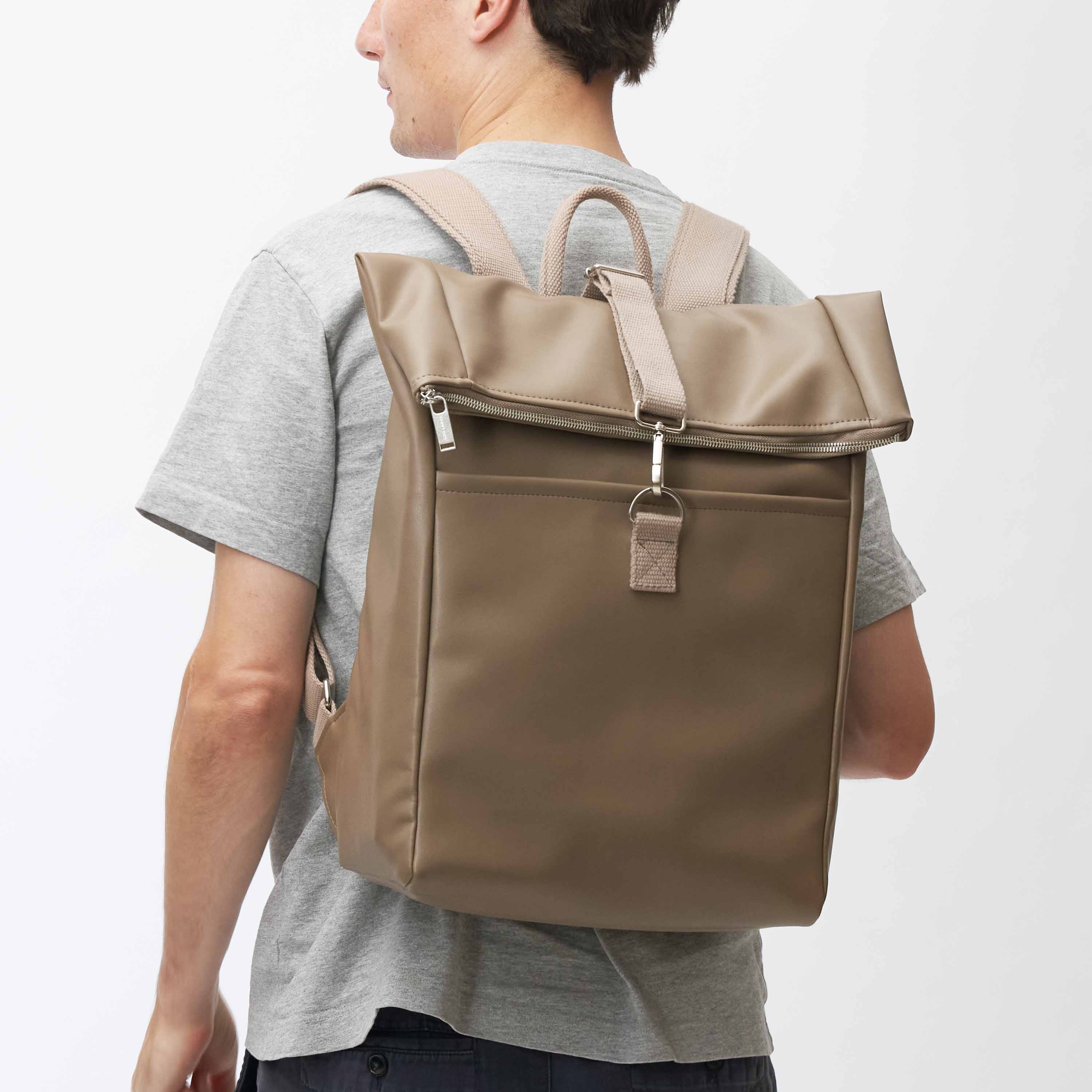 Souleway Rugzak Met Opvouwbaar Bovenwerk, Mokkabruin