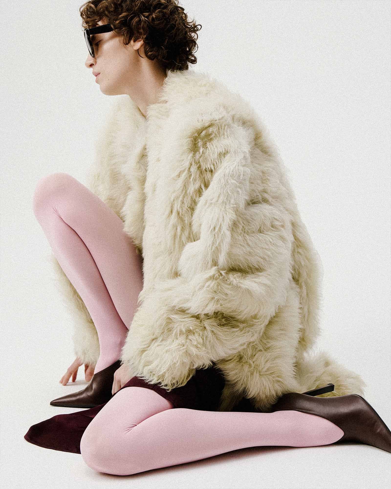 Swedish Stockings womens vegan Tights Olivia Premium Soft Pink