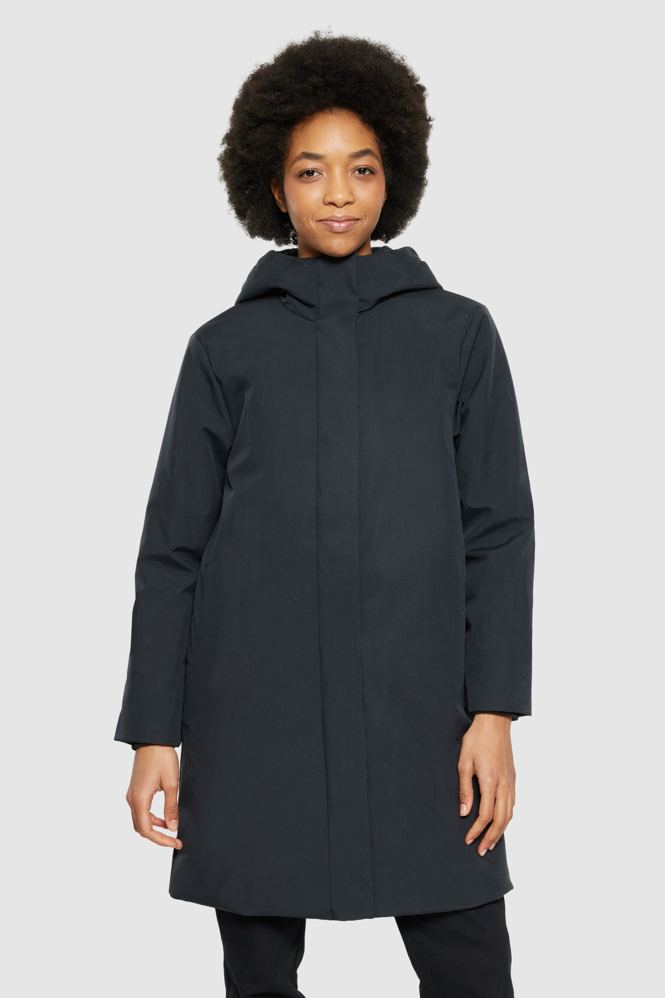 Image of KnowledgeCotton Apparel dames vegan Softshell Jas In De Kleur Black Jet