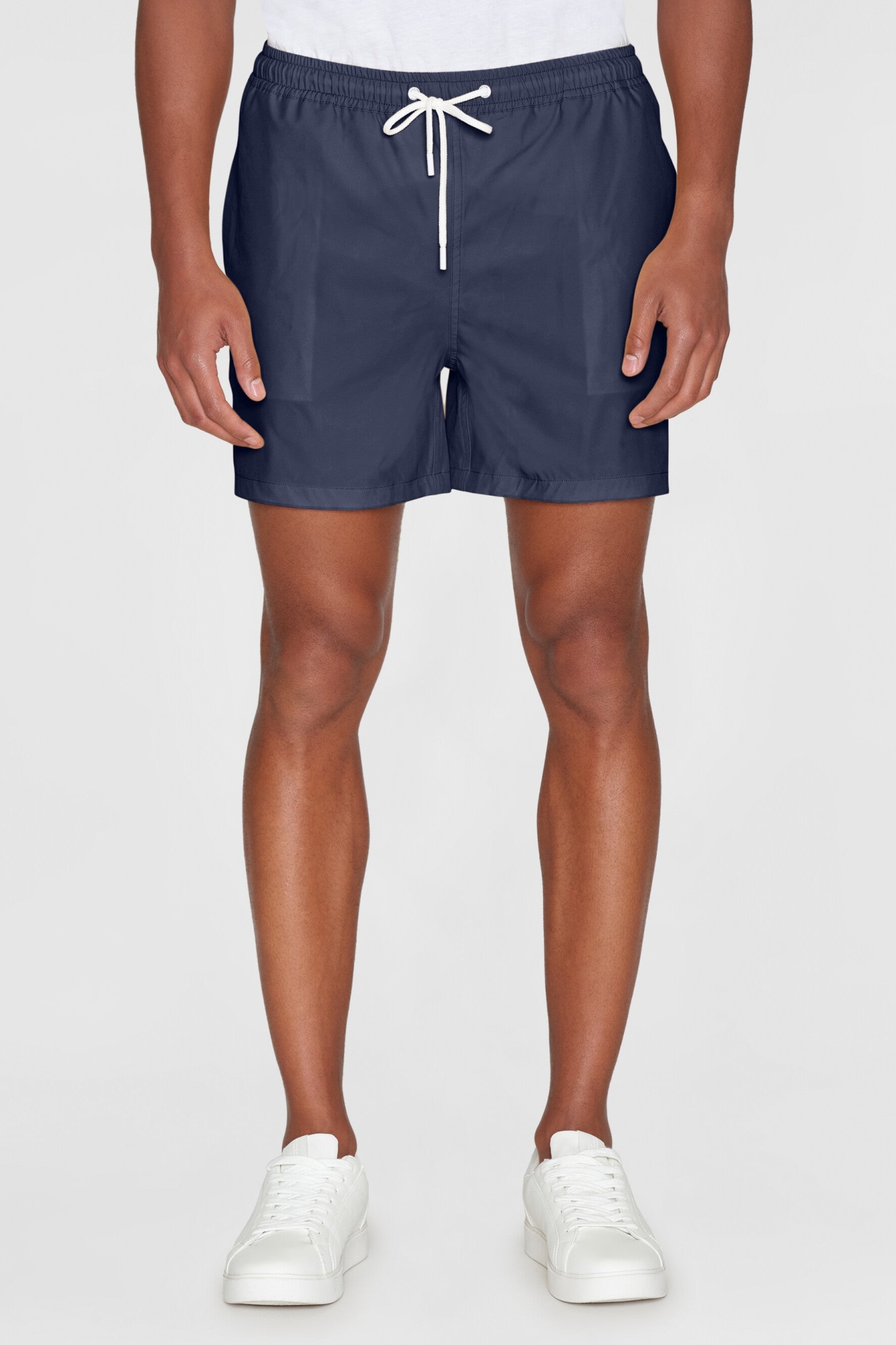 Image of KnowledgeCotton Apparel mannen vegan Zwembroek Bay Stretch Total Eclipse Navy