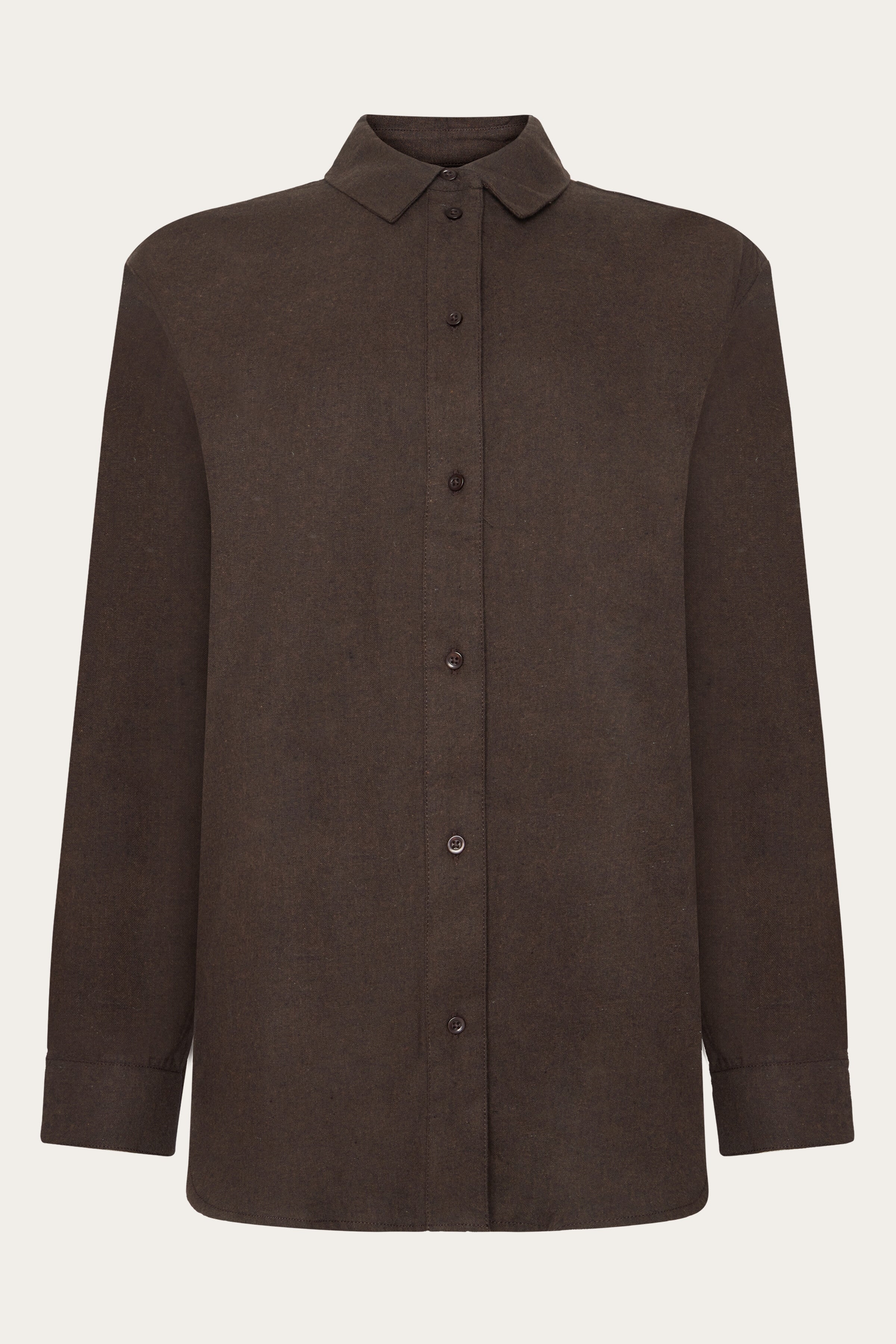 Image of KnowledgeCotton Apparel dames vegan Damesshirt Van Flanel Met Chocoladetaartmotief