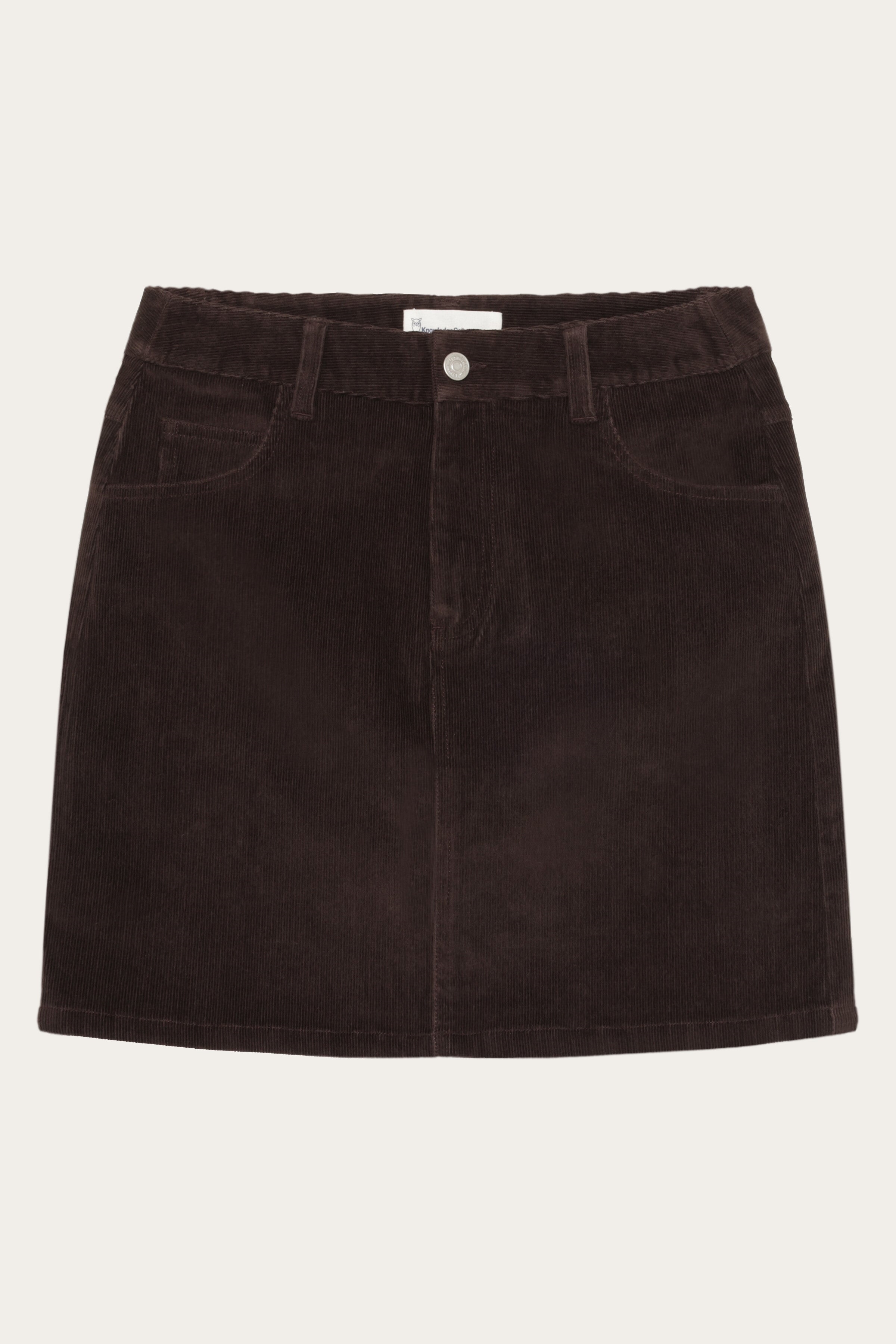 Image of KnowledgeCotton Apparel dames vegan Rok Van Corduroy Met Chocoladetaart