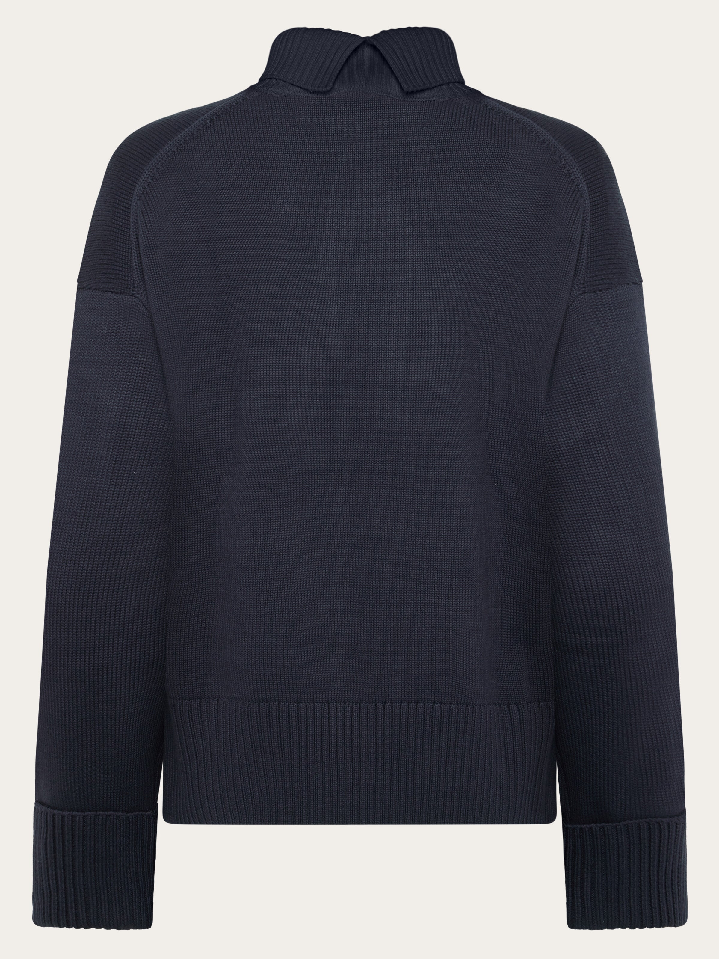 KnowledgeCotton Apparel womens vegan Sweater Women Crew Neck Night Sky Navy