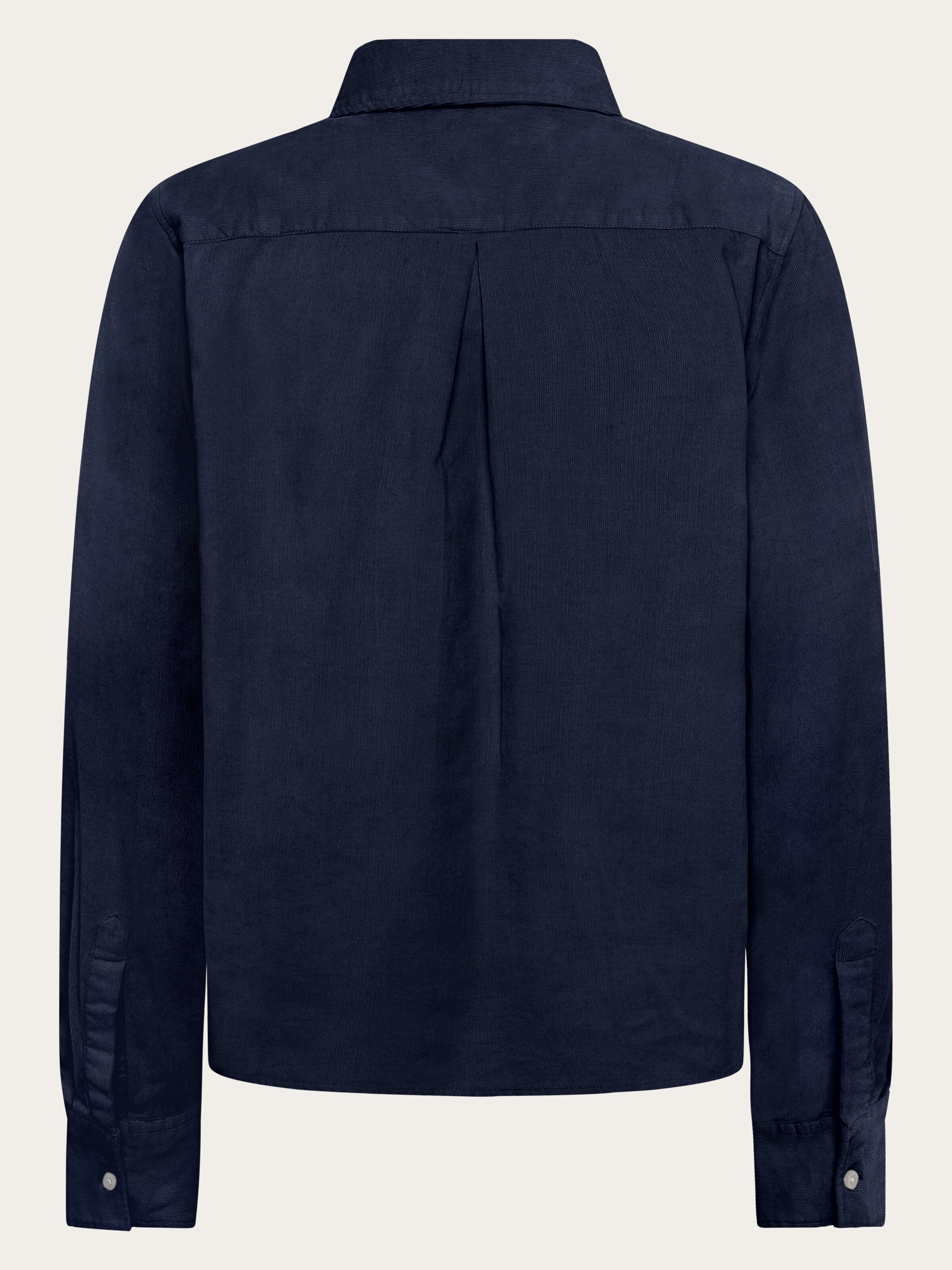 111430 - Damen vegan Hemd Damen Corduroy Total Eclipse Navy