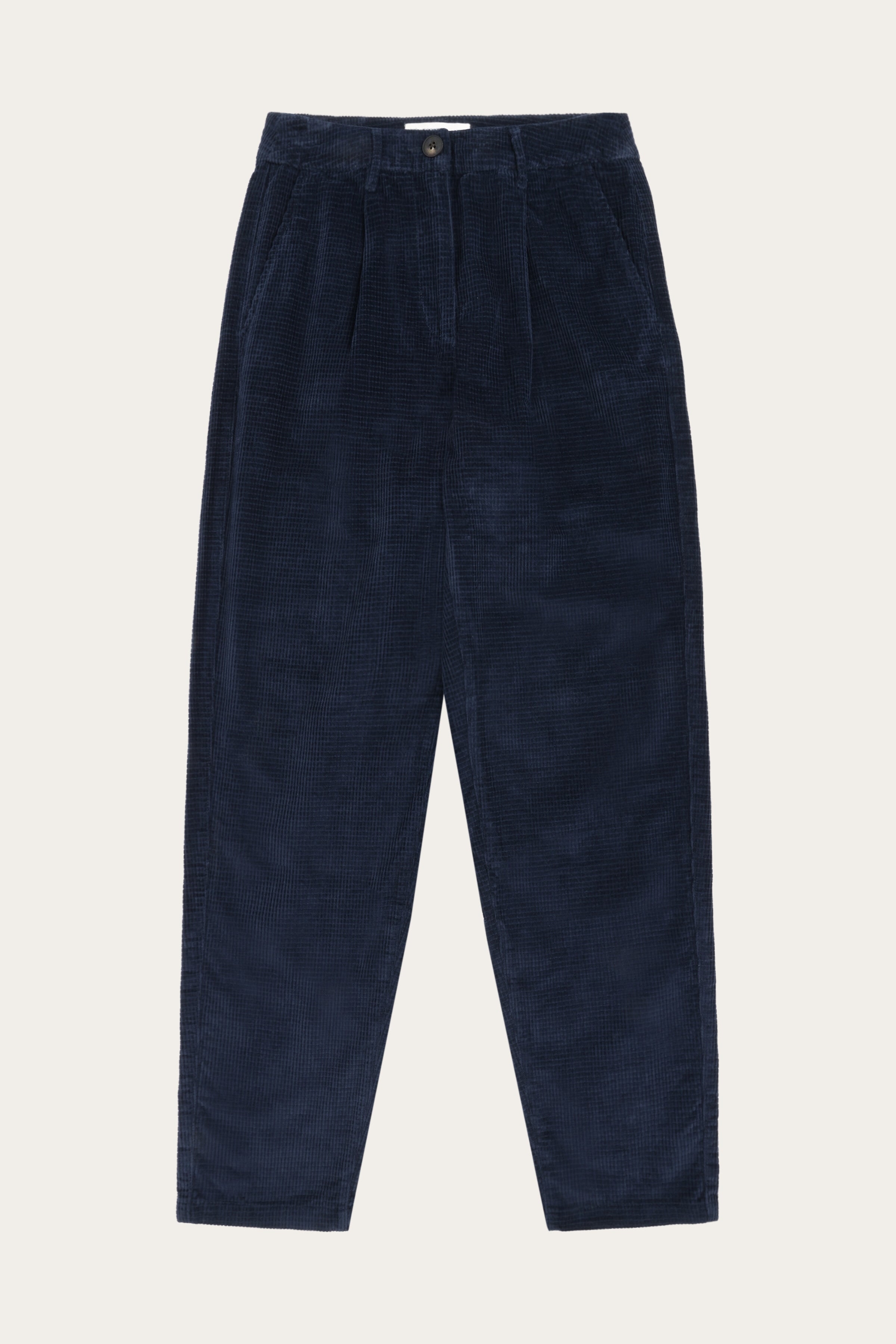 Image of KnowledgeCotton Apparel dames vegan Damesbroek Chloe Corduroy Night Sky