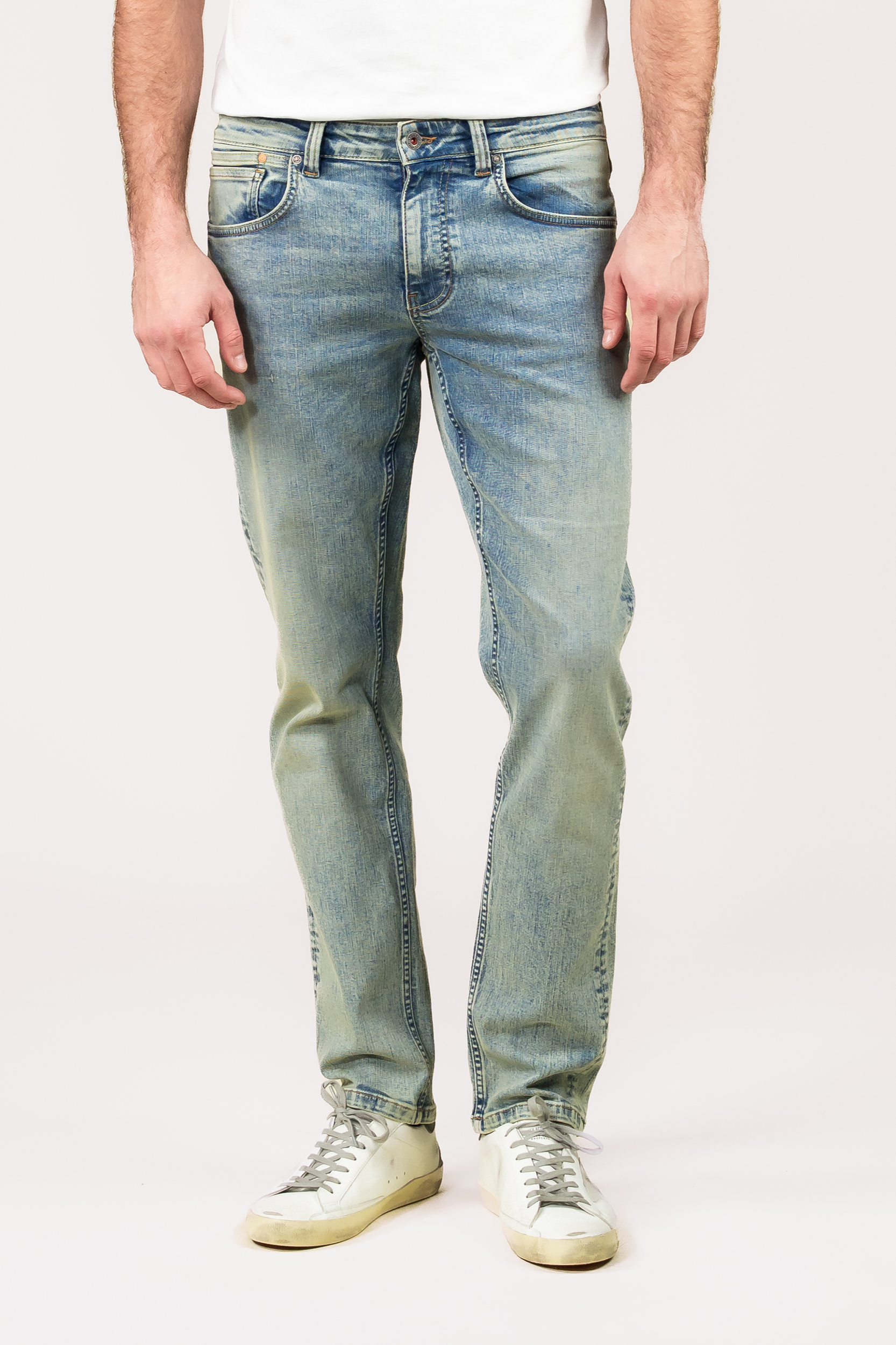 Image of Kuyichi mannen vegan Jeans Recht Nick Golf Stream