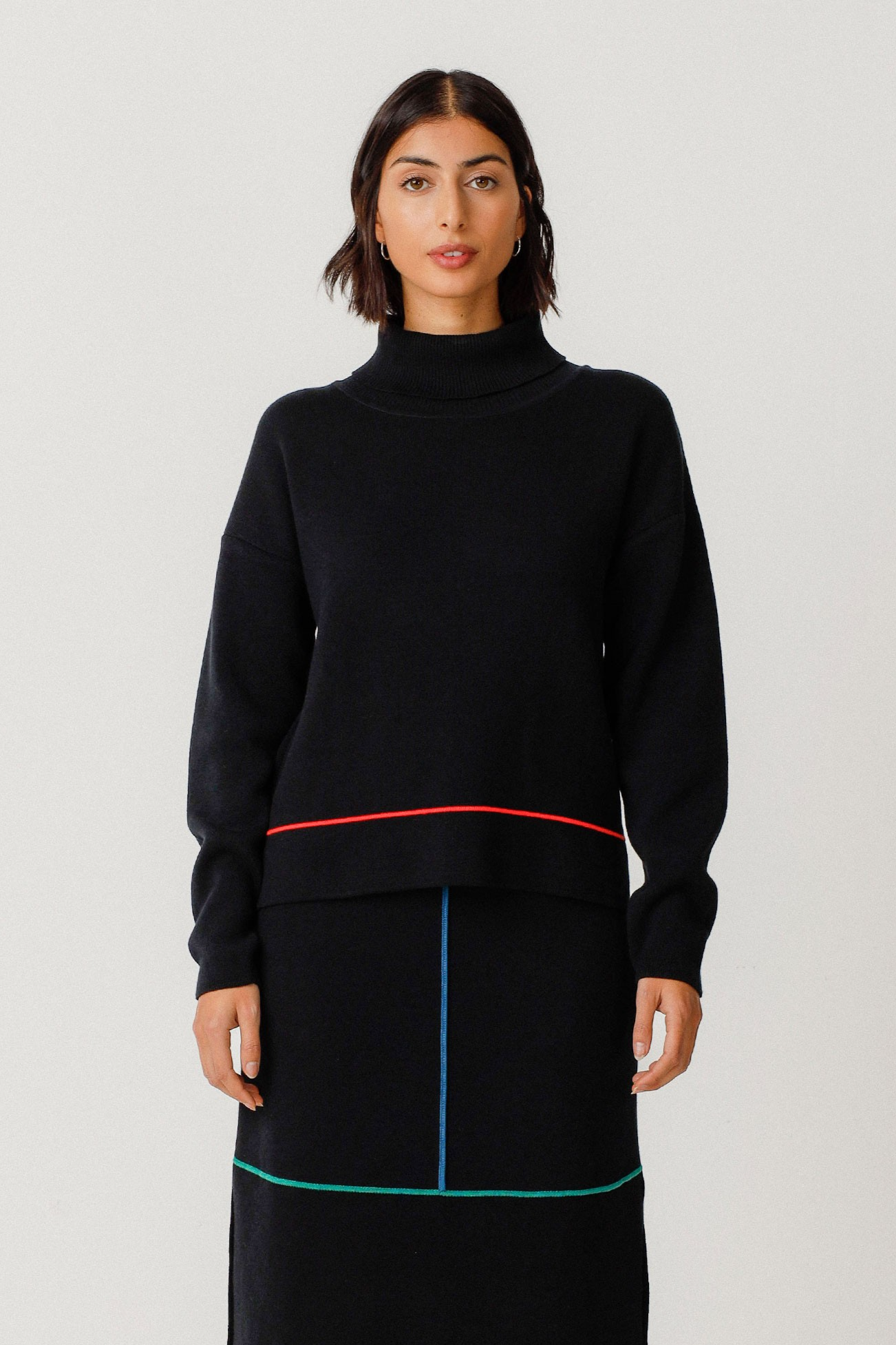 Image of SKFK dames vegan Trui Alodi Zwart
