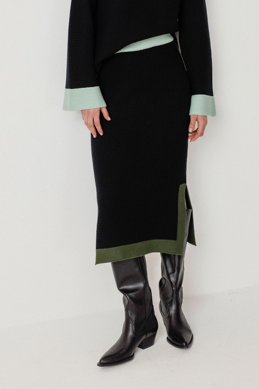 Image of SKFK dames vegan Rok Gilda Zwart