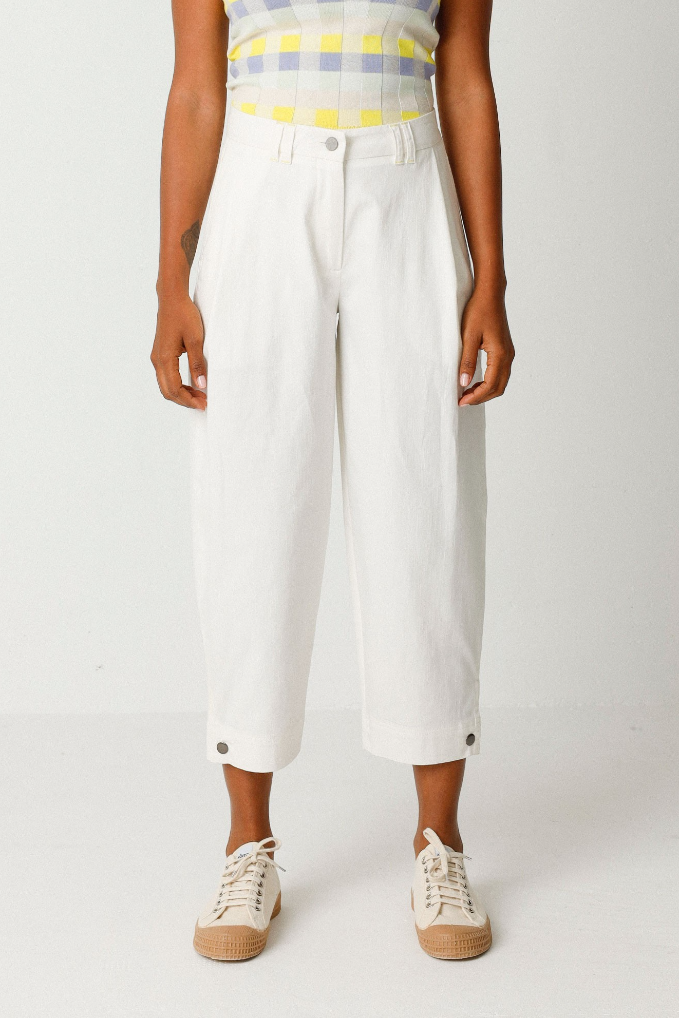 Image of SKFK dames vegan Broek Orhi Wit
