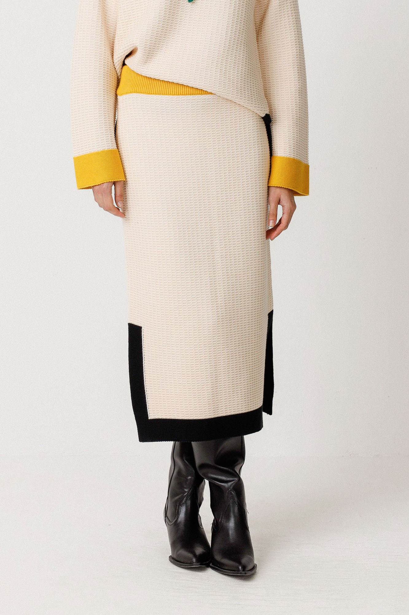 Image of SKFK dames vegan Rok Gilda Beige