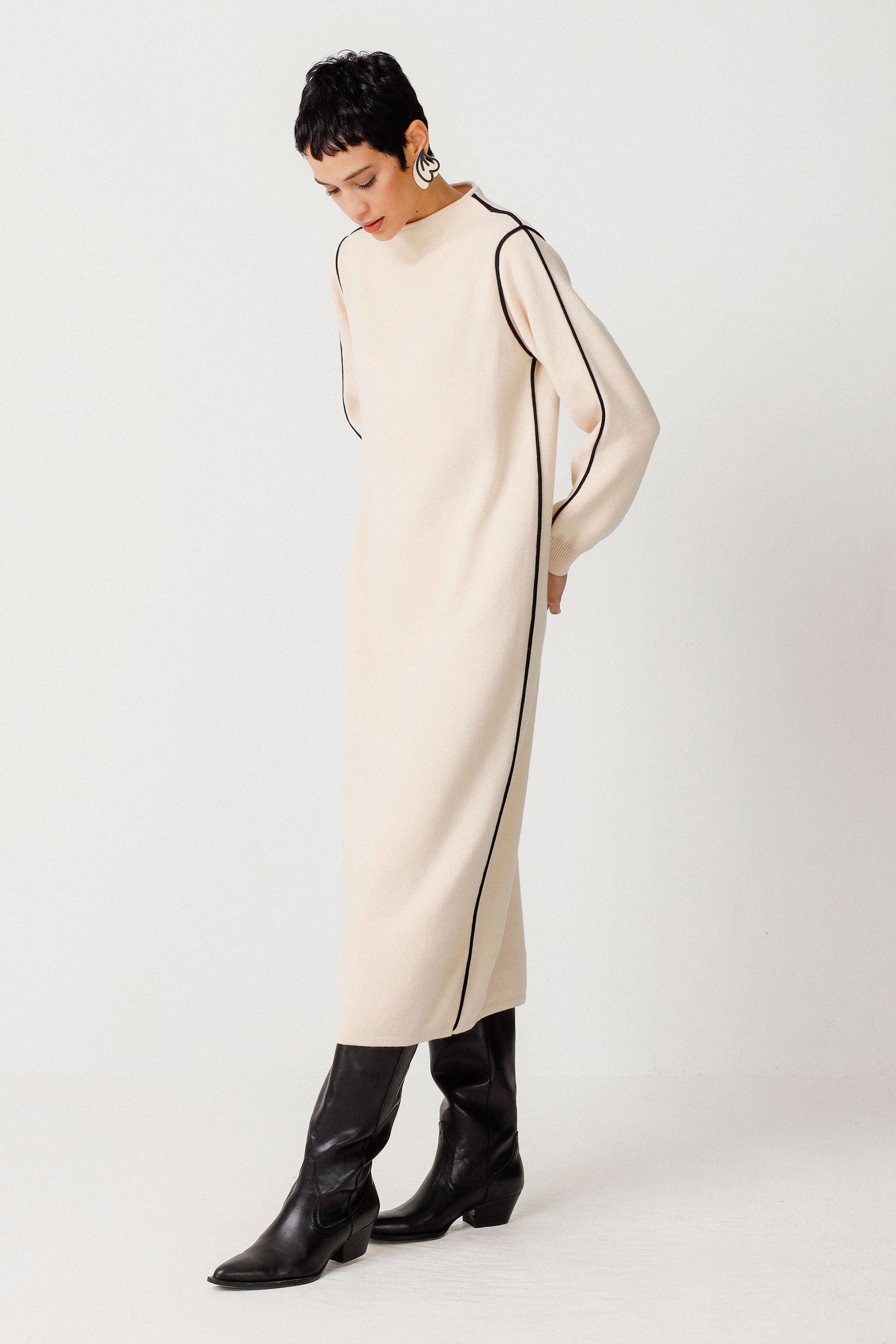 Image of SKFK dames vegan Jurk Leda Beige
